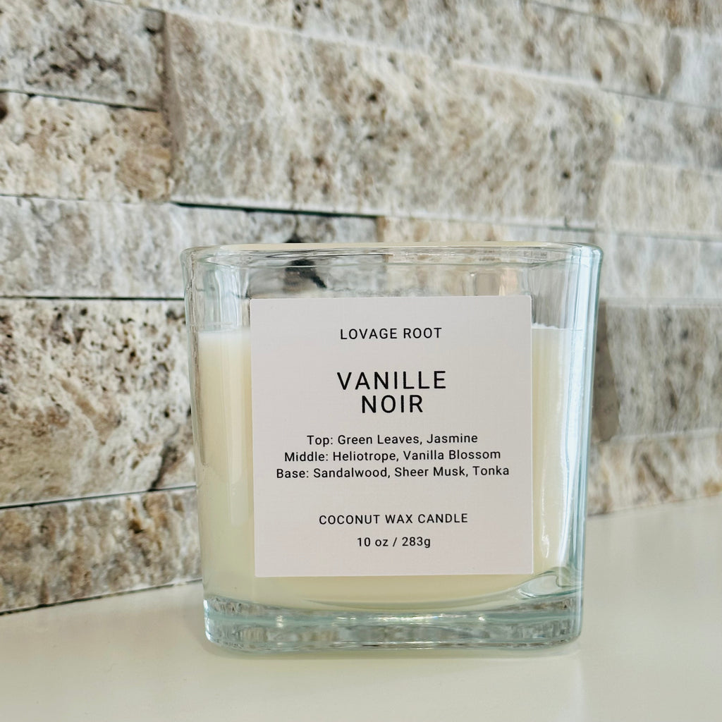 Coconut Wax Candle-Vanille Noir