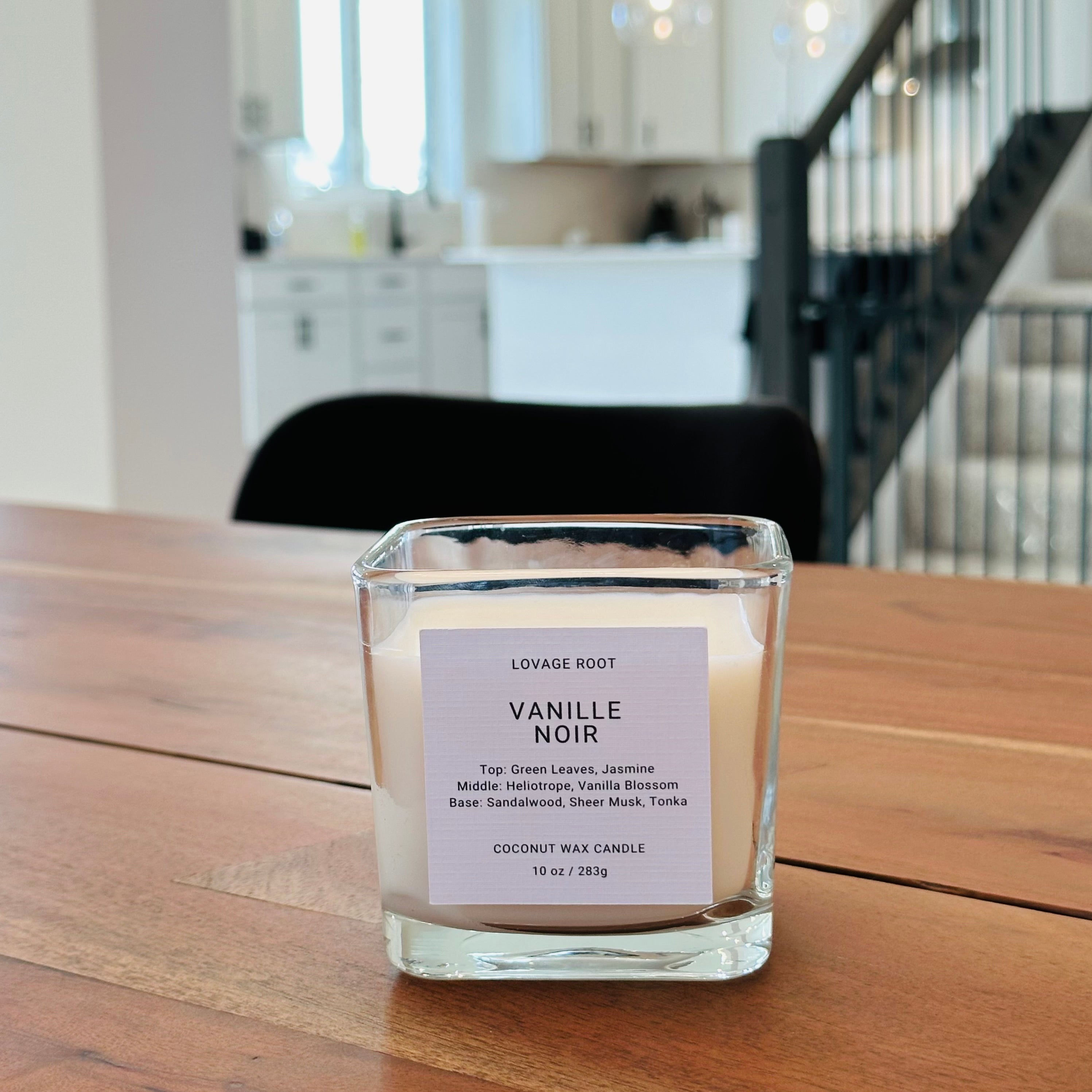 Coconut Wax Candle-Vanille Noir