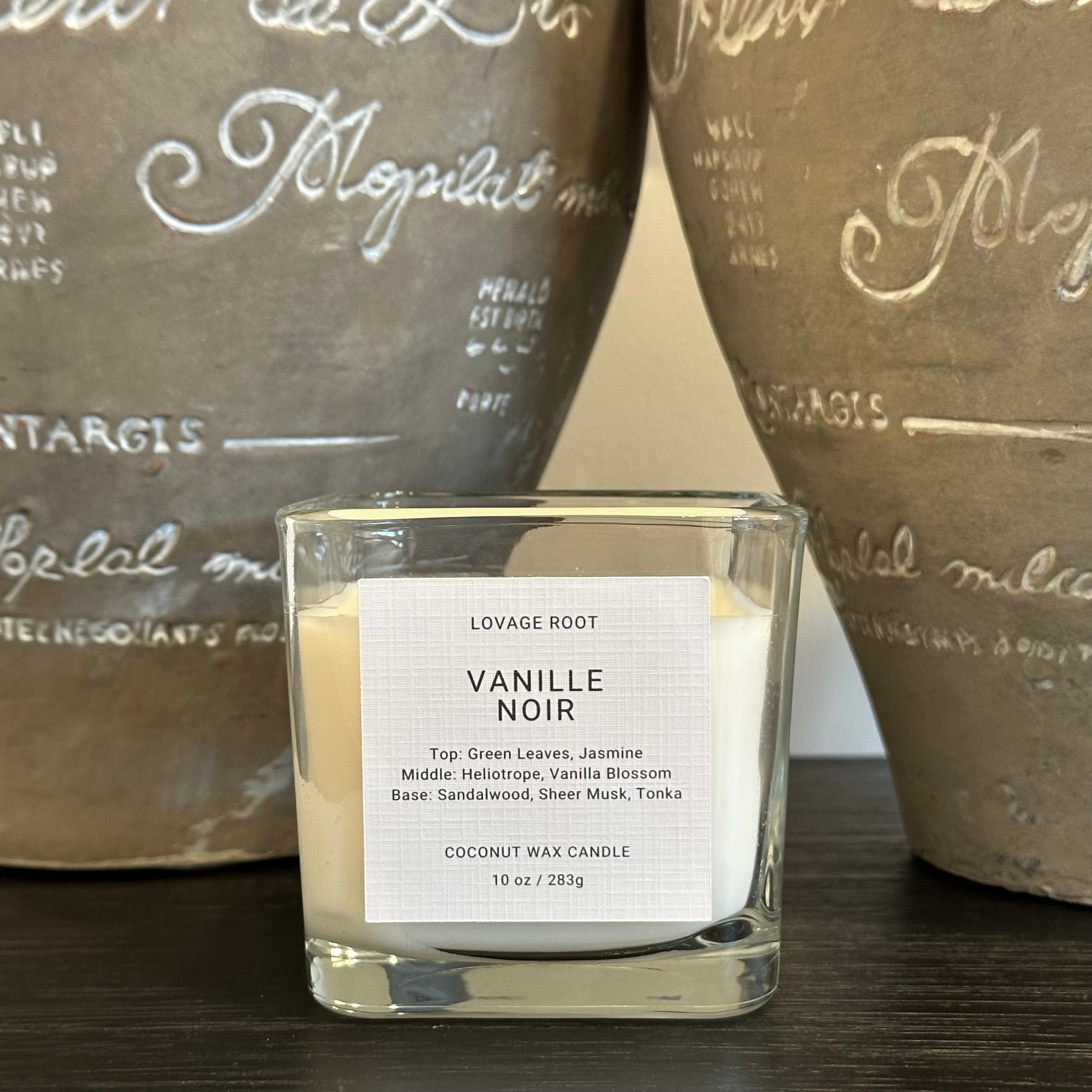 Coconut Wax Candle-Vanille Noir