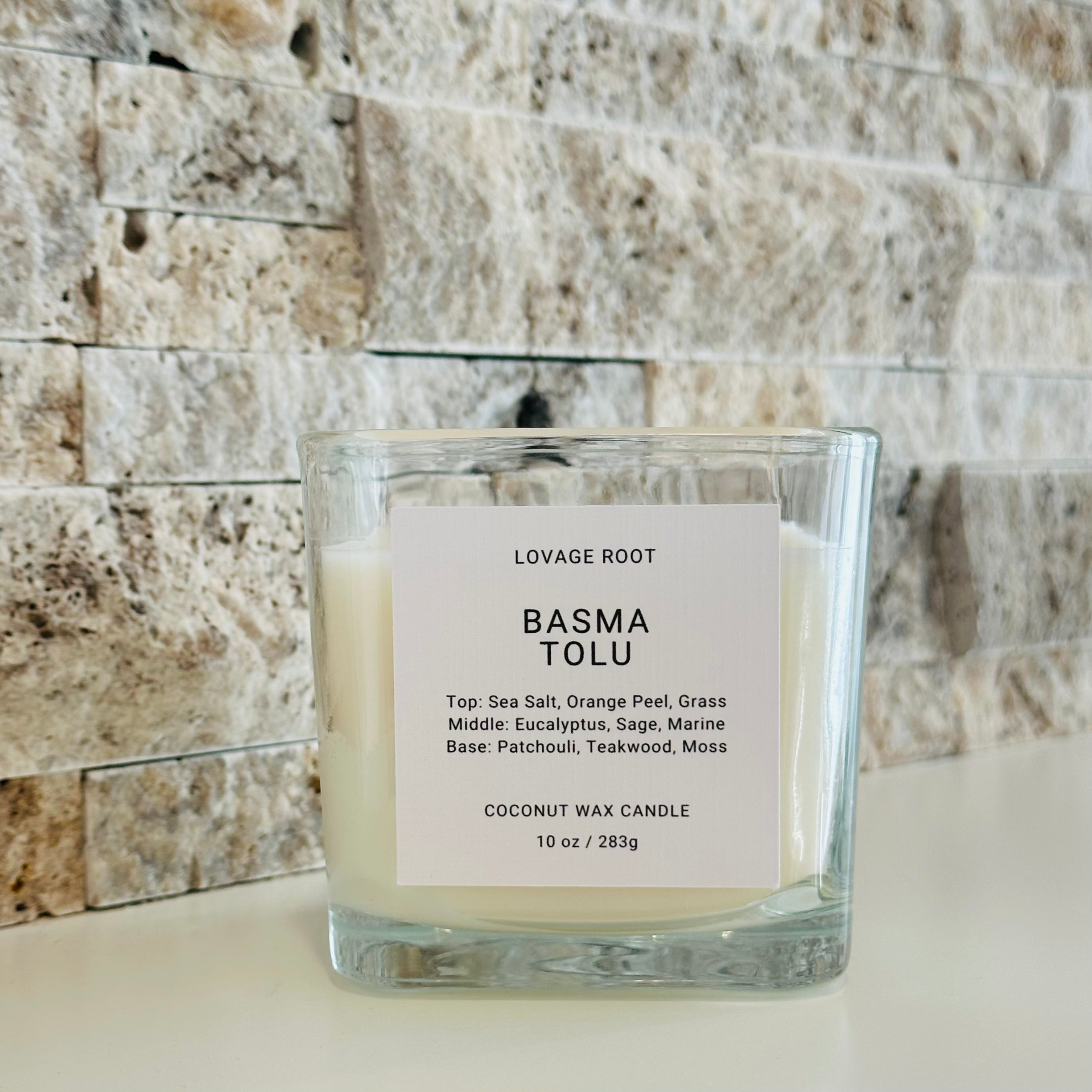 Coconut Wax Candle-Basma Tolu