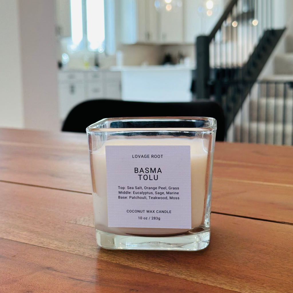 Coconut Wax Candle-Basma Tolu