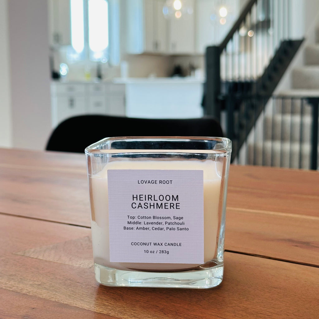 Coconut Wax Candle-Heirloom Cashmere