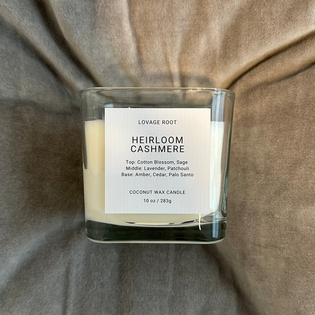 Coconut Wax Candle-Heirloom Cashmere
