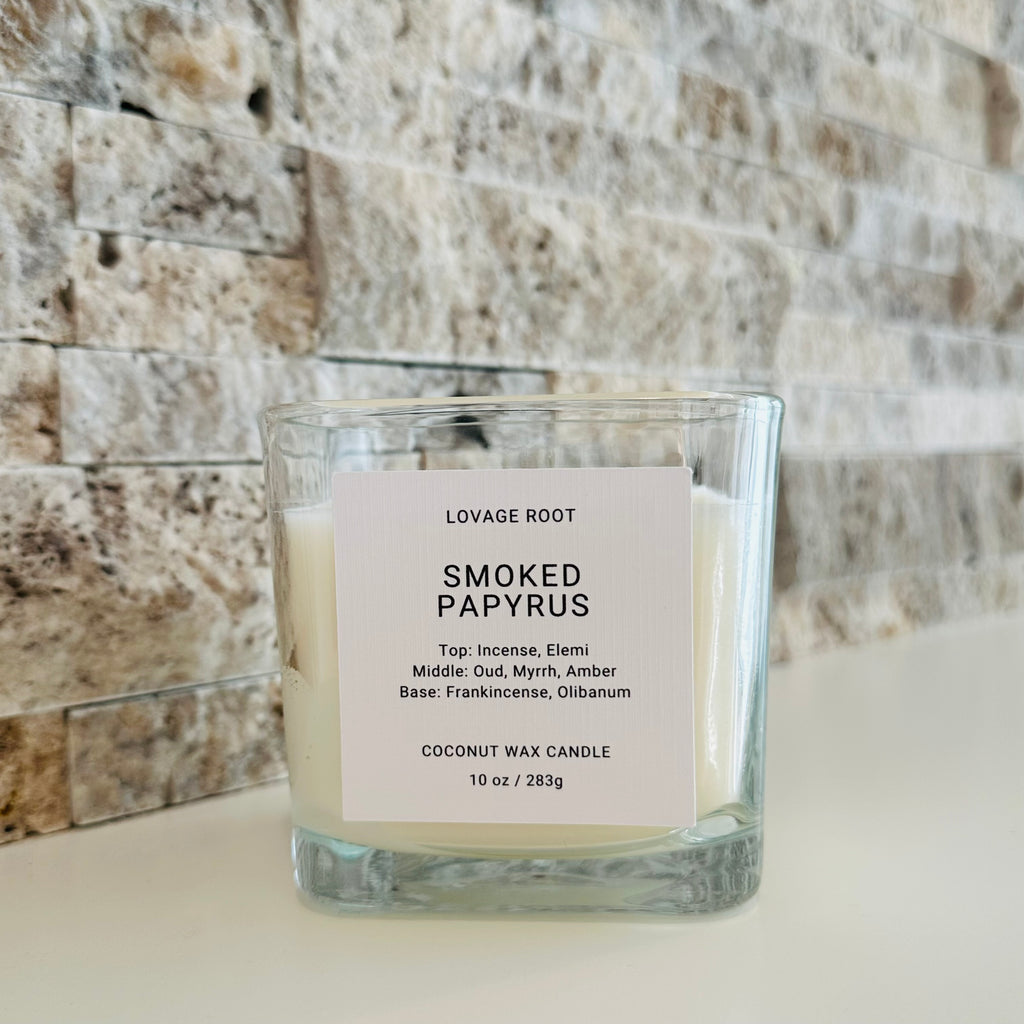 Coconut Wax Candle-Smoked Papyrus