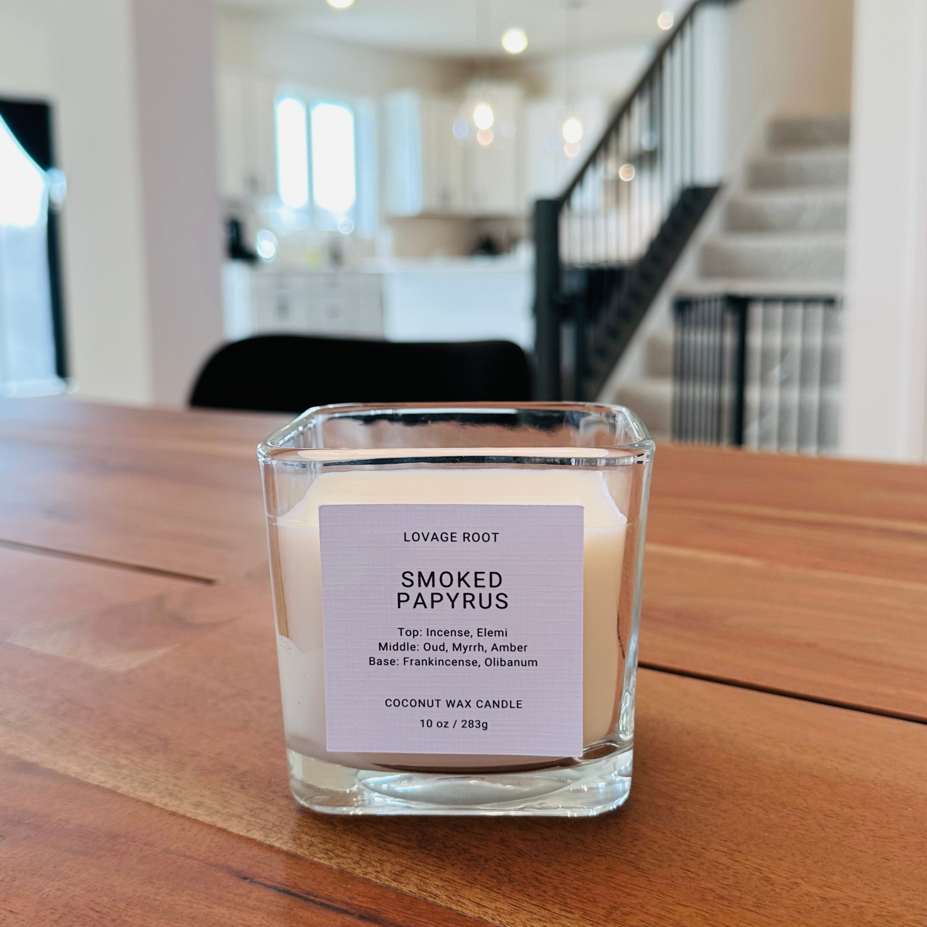 Coconut Wax Candle-Smoked Papyrus