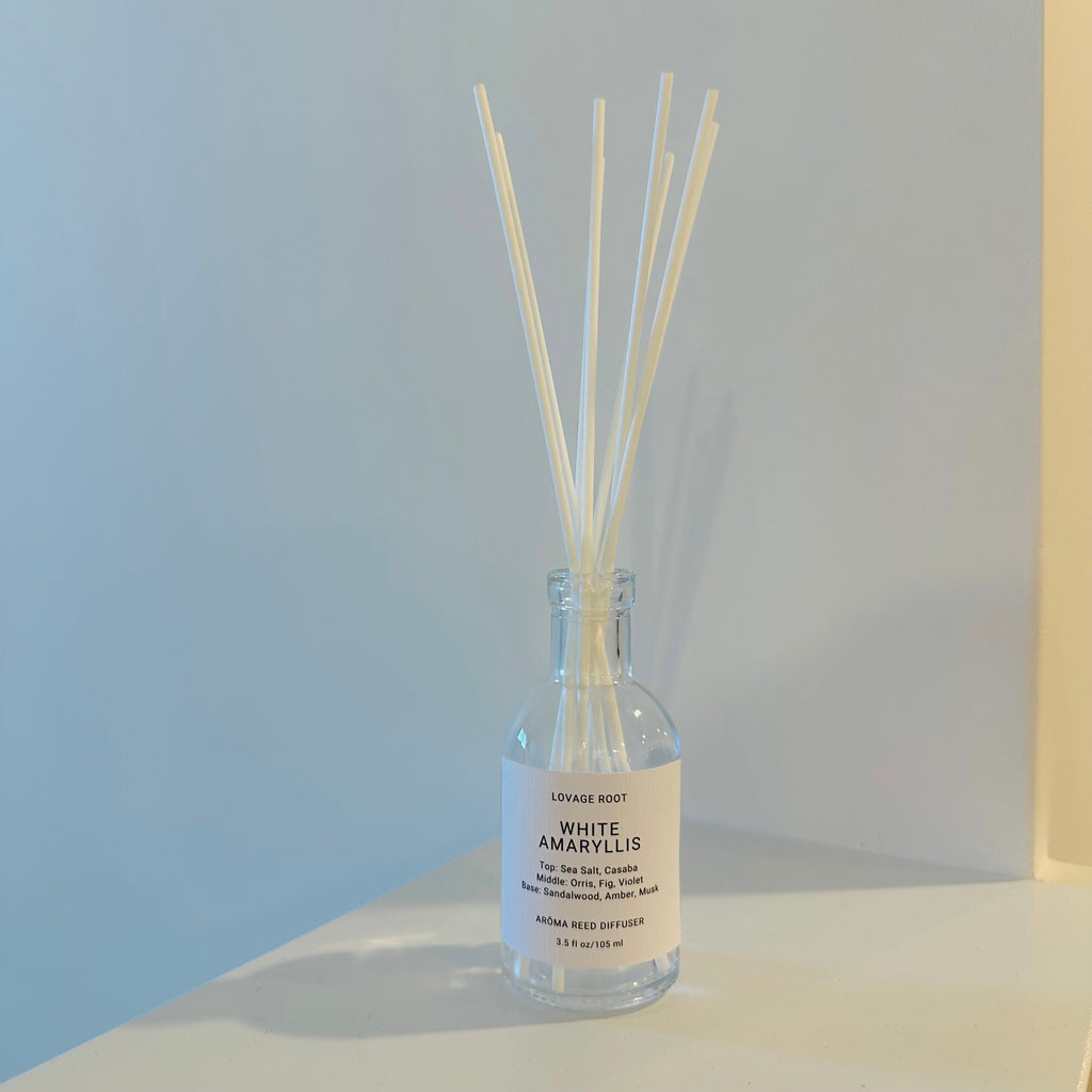 Arōma Reed Diffuser-White Amaryllis