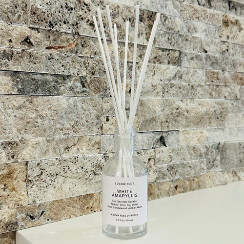Arōma Reed Diffuser-White Amaryllis
