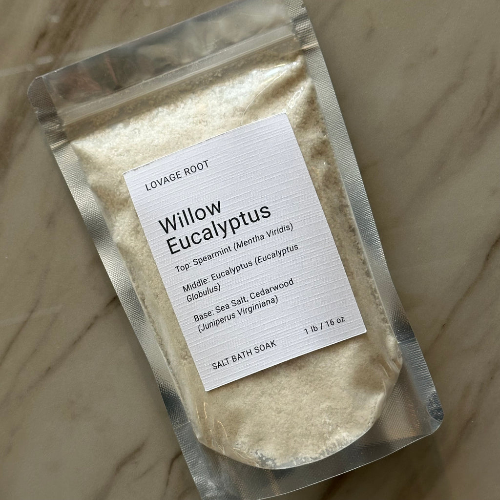 Aromatic Mineral Salt Bath Soak-Willow Eucalyptus