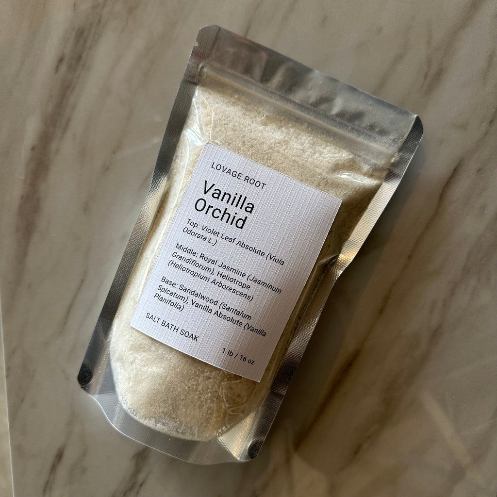 Aromatic Mineral Salt Bath Soak-Vanilla Orchid