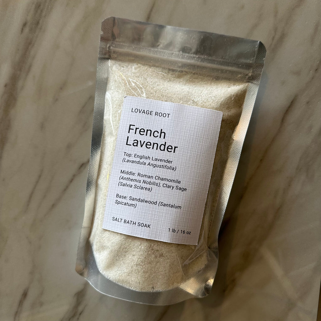 Aromatic Mineral Salt Bath Soak-French Lavender