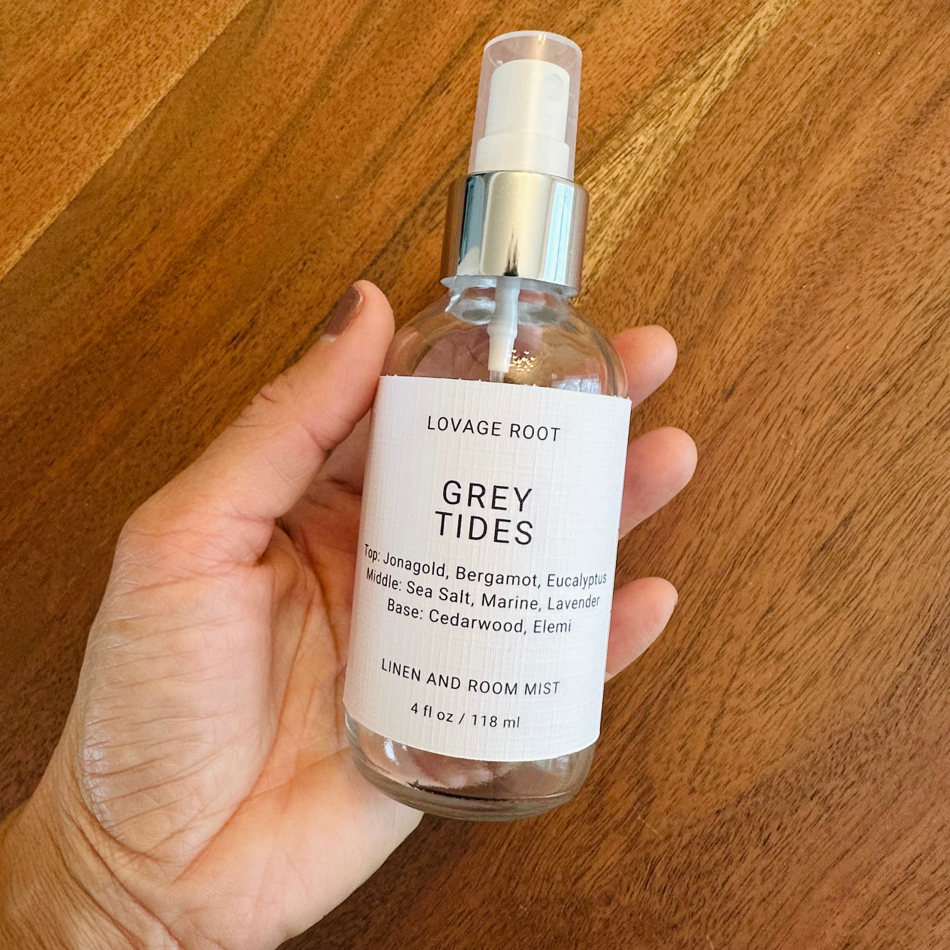 Linen and Room Mist-Grey Tides