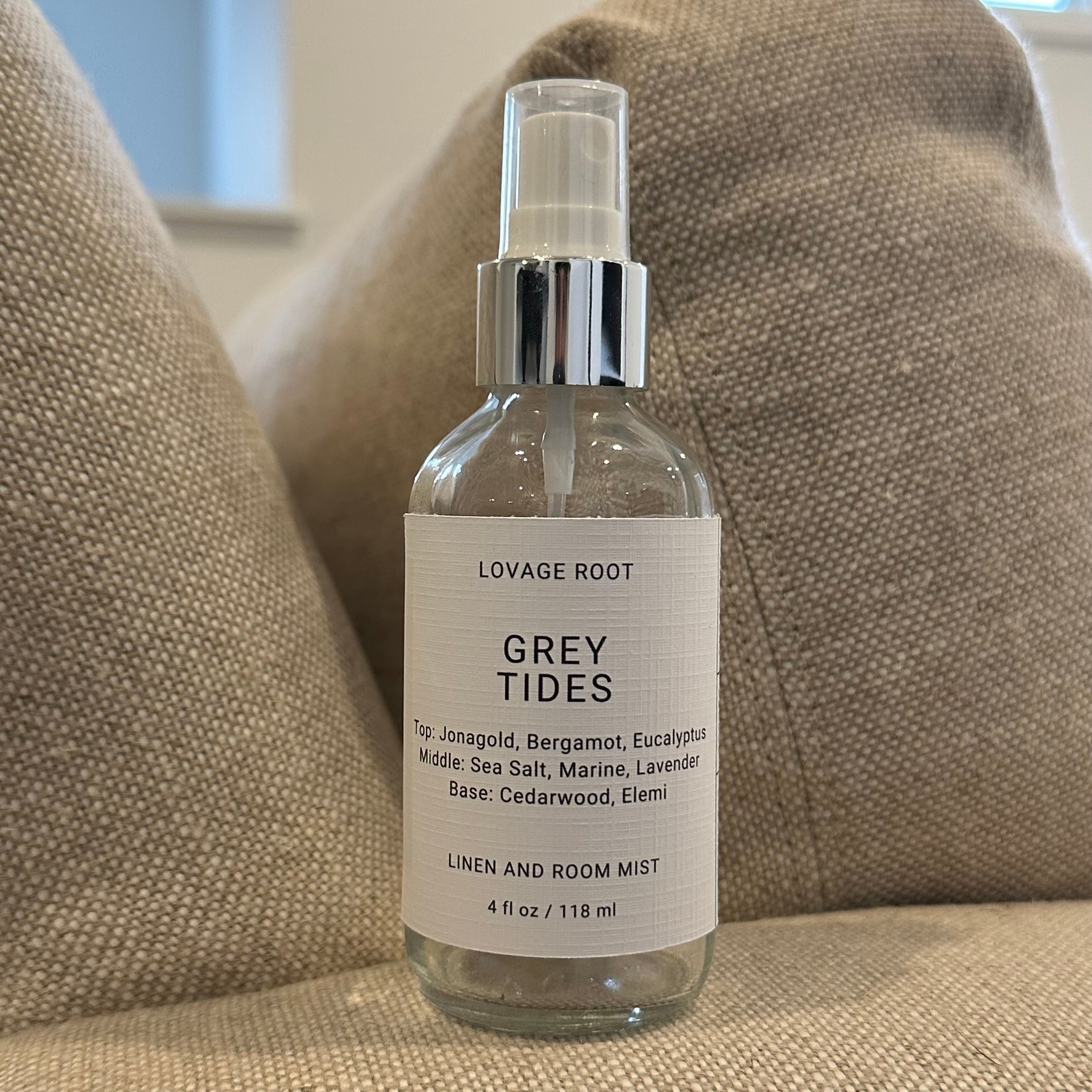 Linen and Room Mist-Grey Tides
