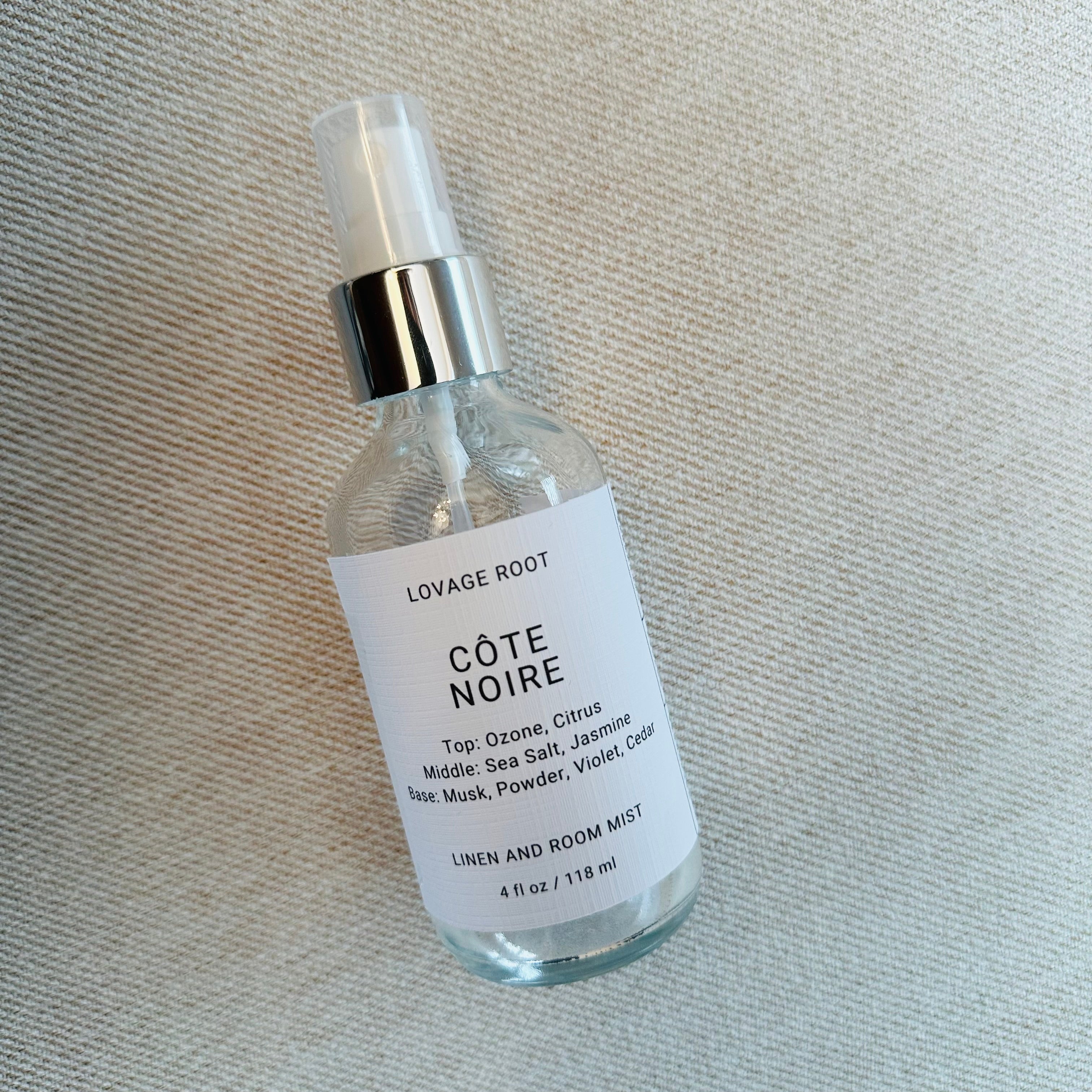 Linen and Room Mist-Côte Noire