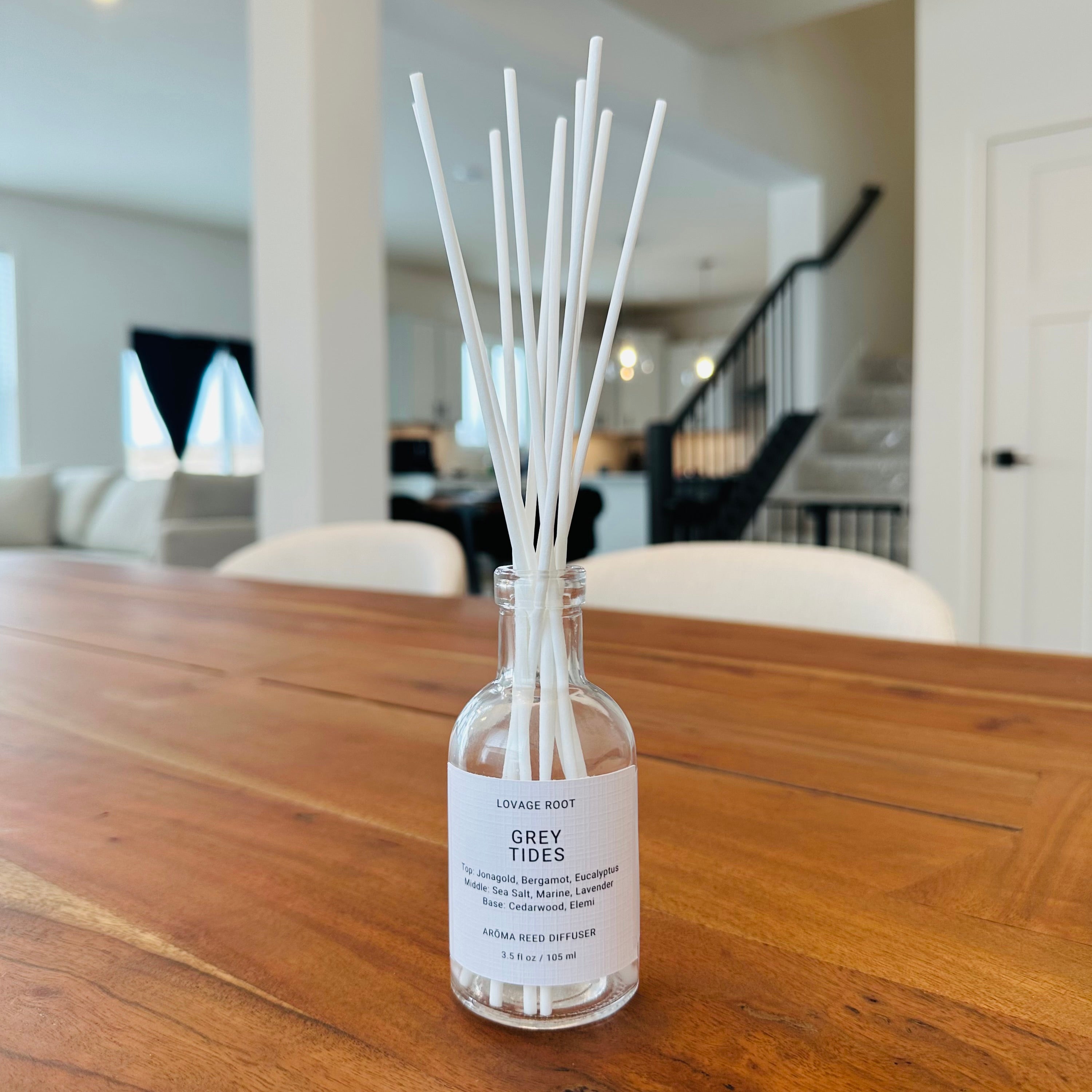 Arōma Reed Diffuser-Grey Tides