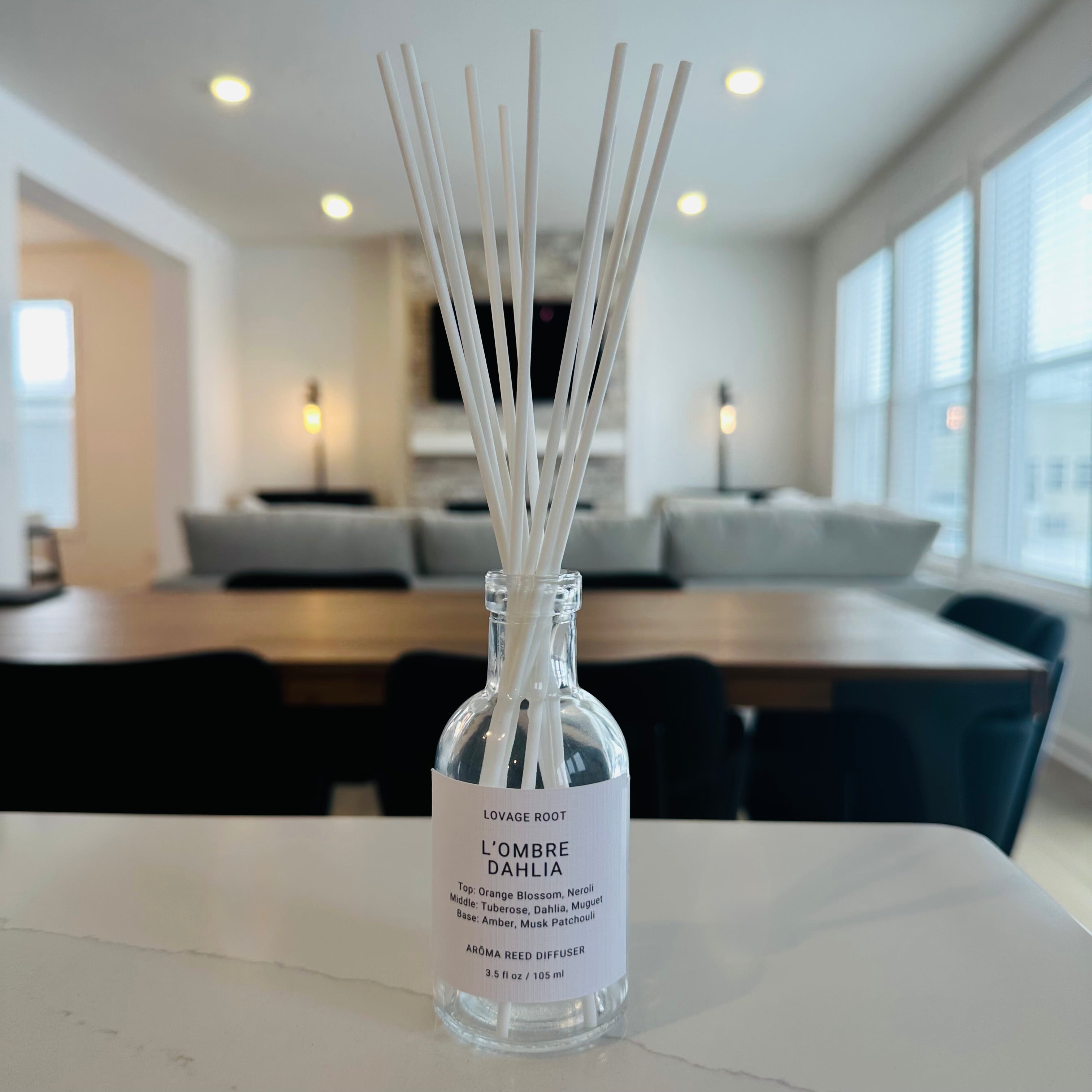 Arōma Reed Diffuser-L'Ombre Dahlia