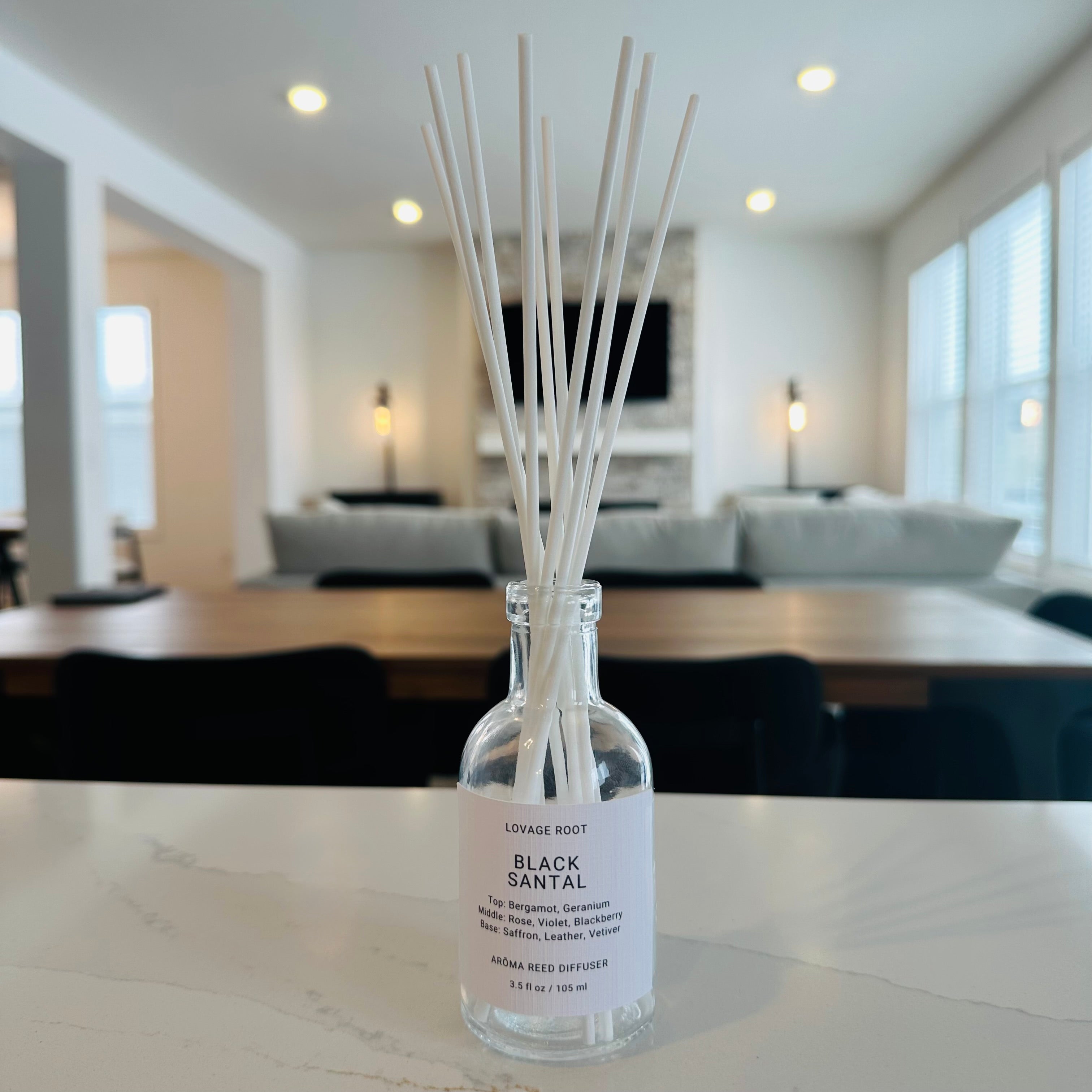 Arōma Reed Diffuser-Black Santal