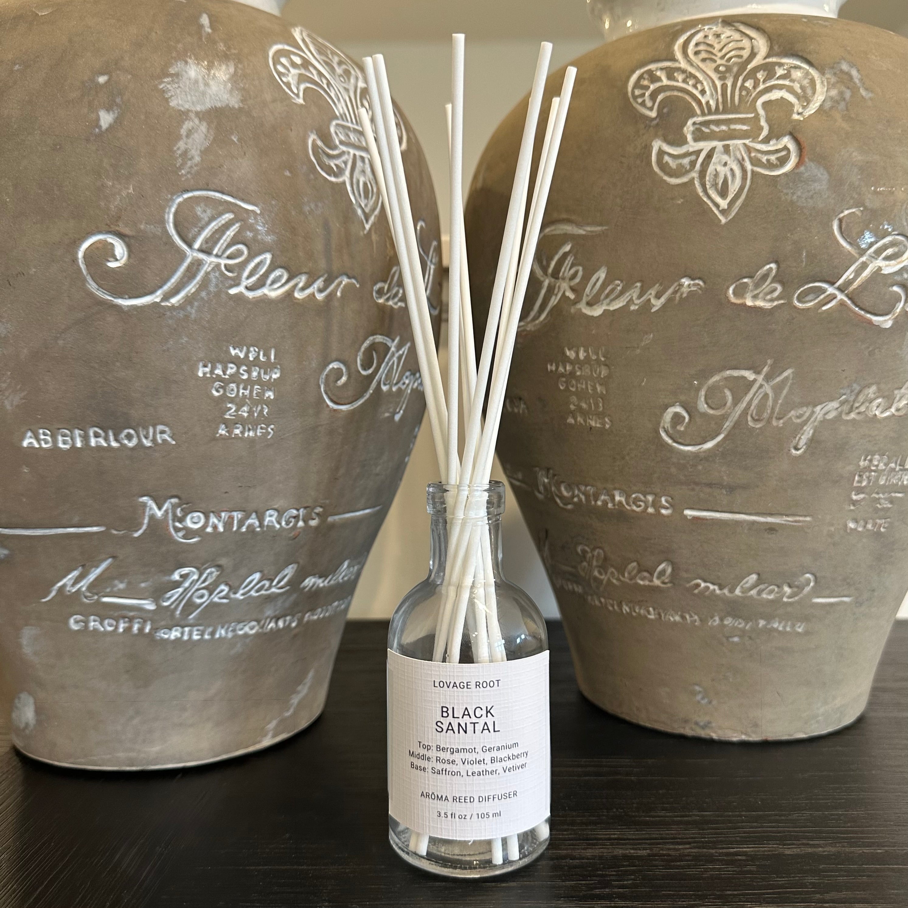 Arōma Reed Diffuser-Black Santal