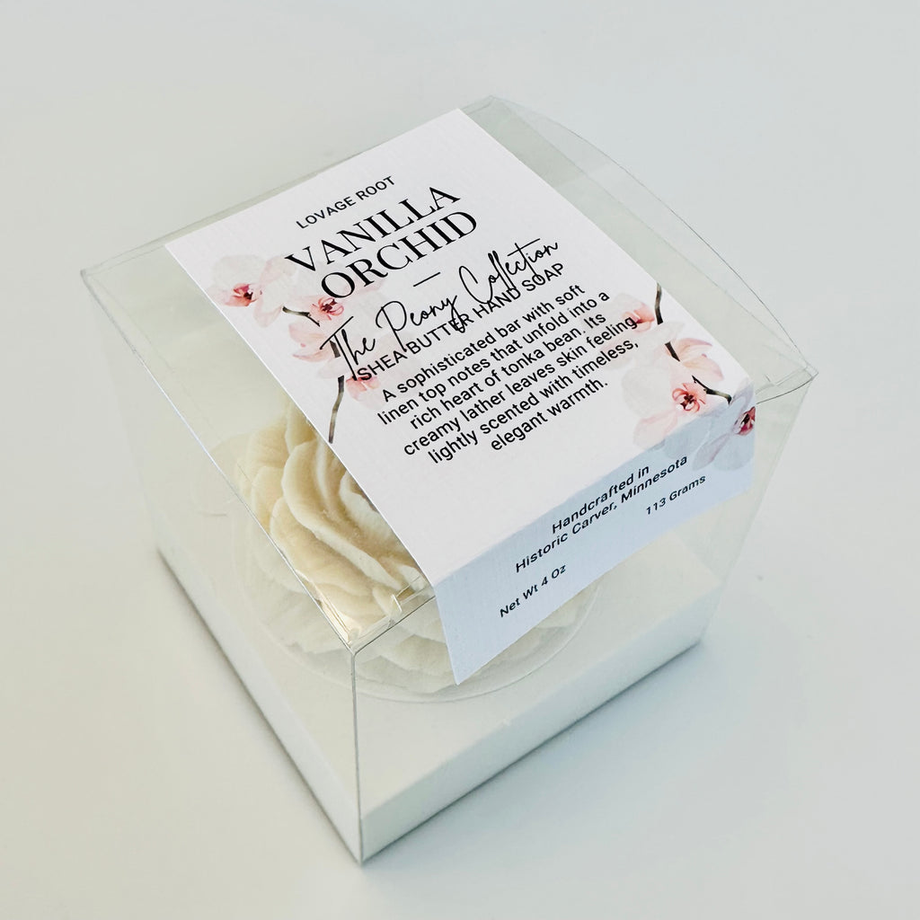 Peony Hand Cleansing Bar-Vanilla Orchid