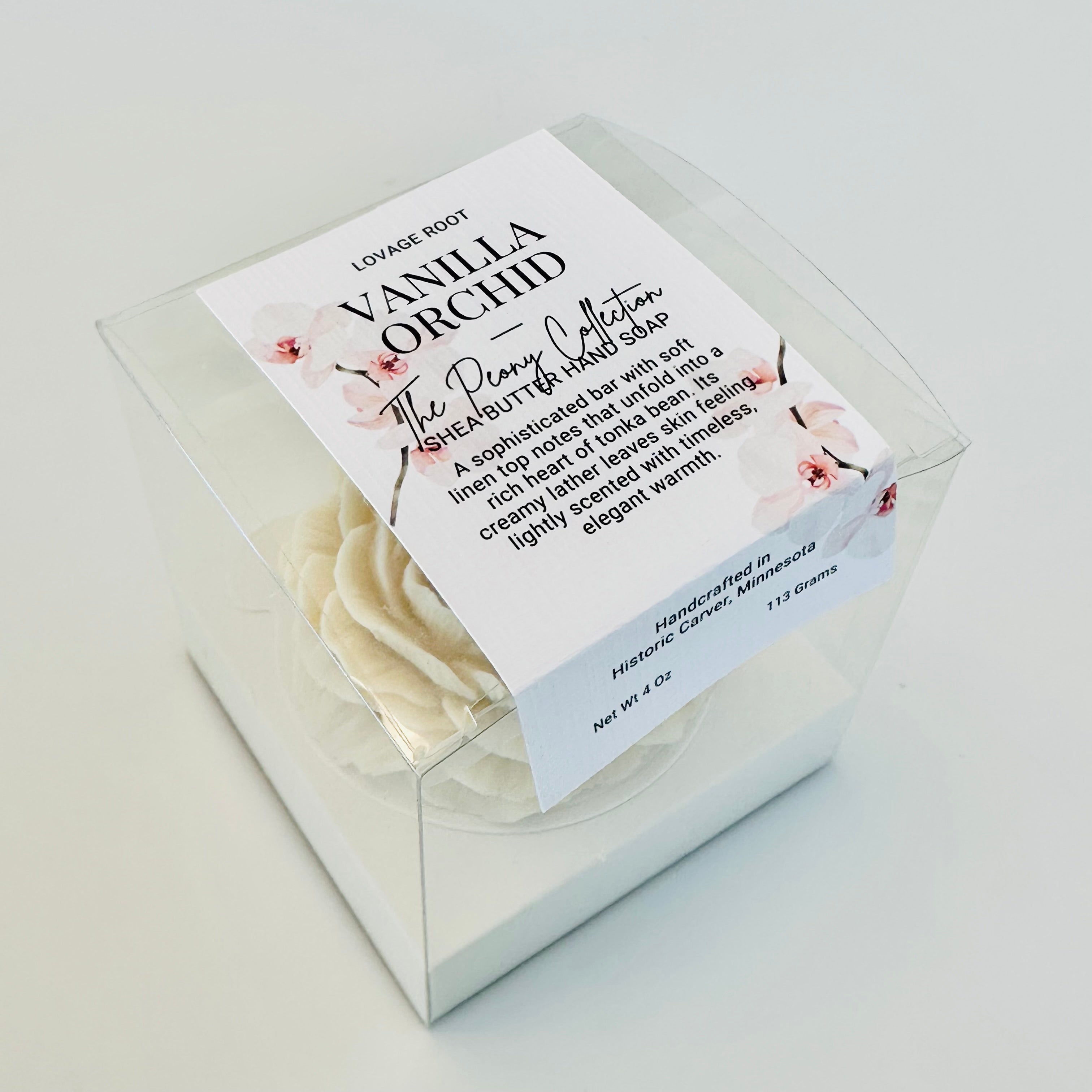 Peony Hand Cleansing Bar-Vanilla Orchid