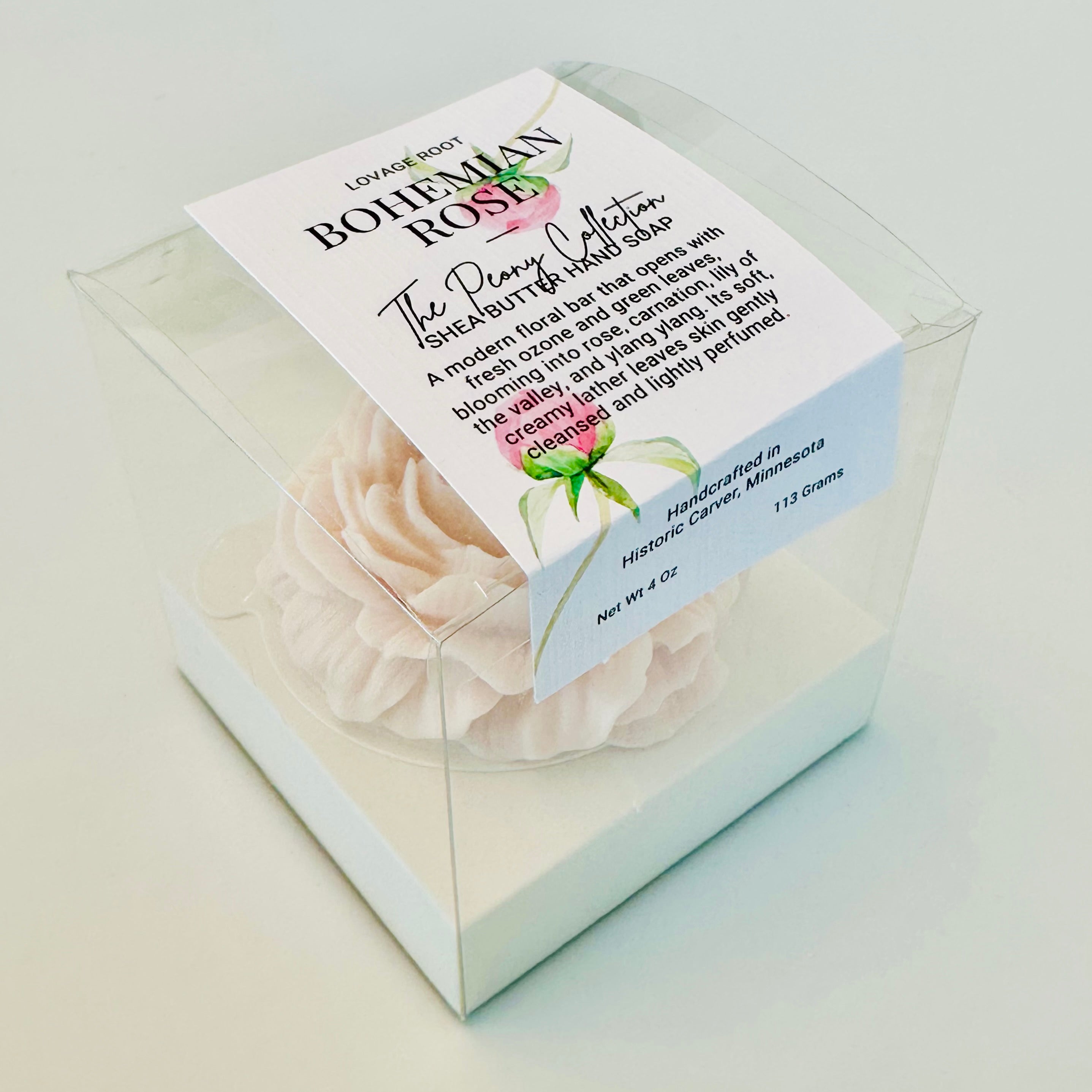 Peony Hand Cleansing Bar-Bohemian Rose