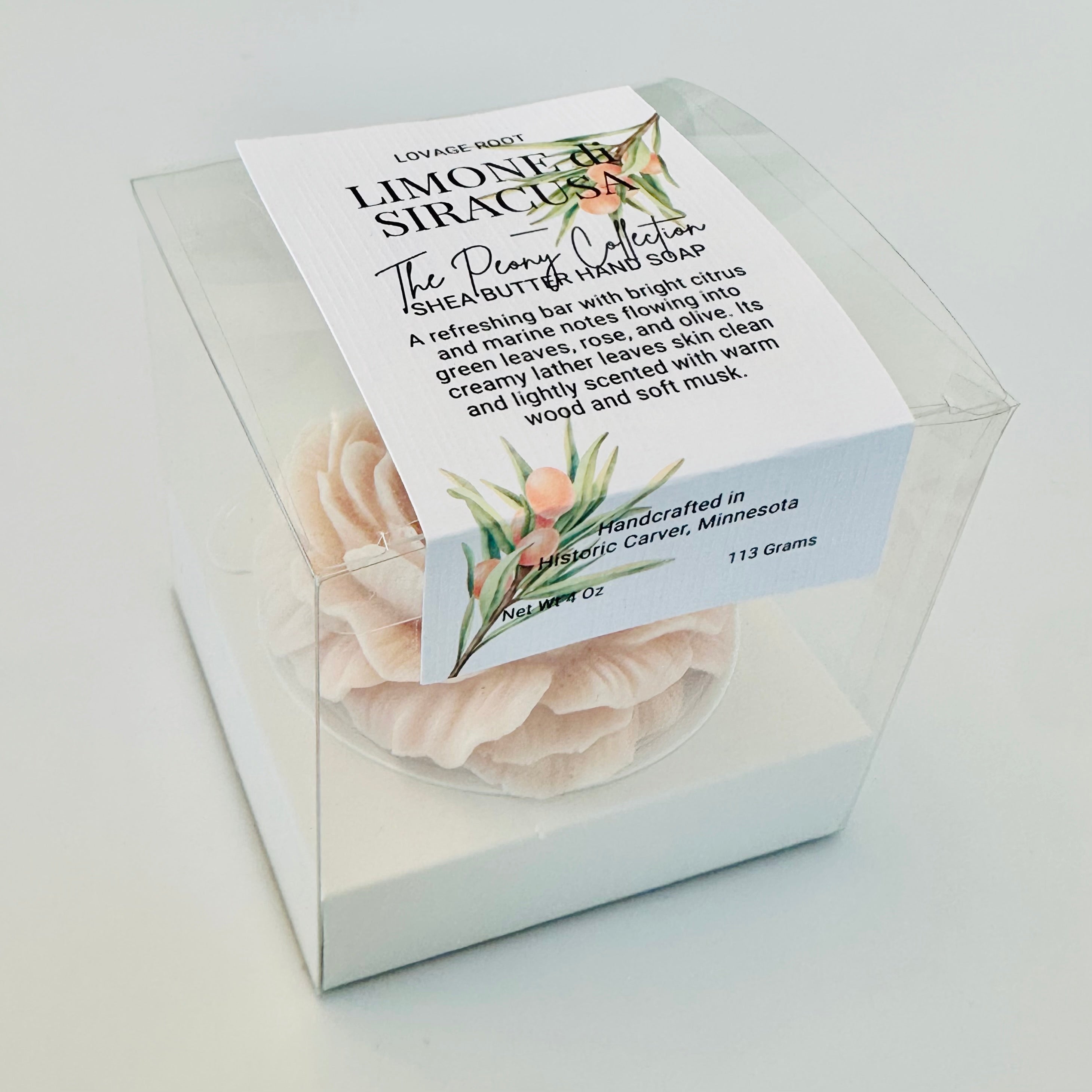 Peony Hand Cleansing Bar-Limone di Siracusa