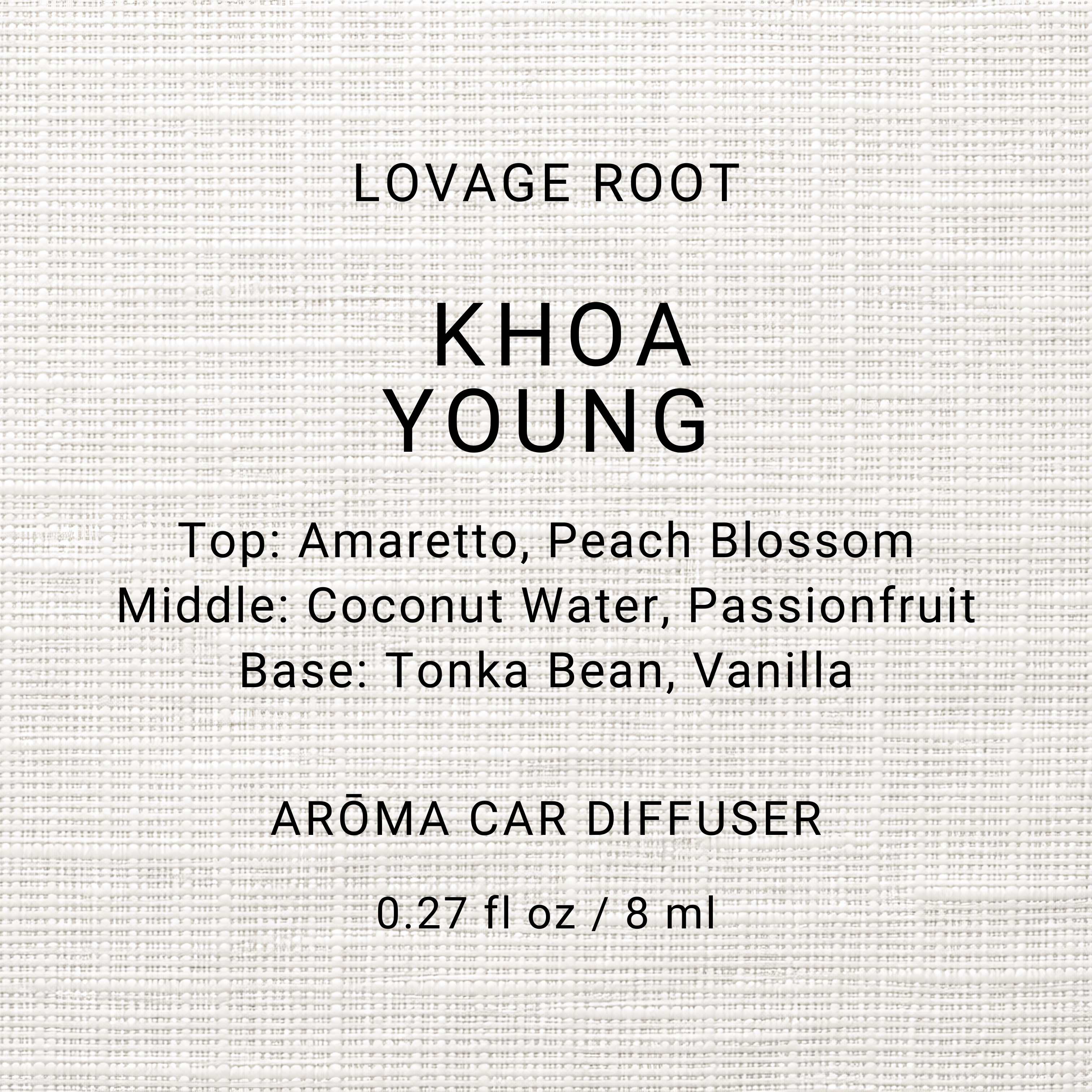 Arōma Car Diffuser-Khoa Young