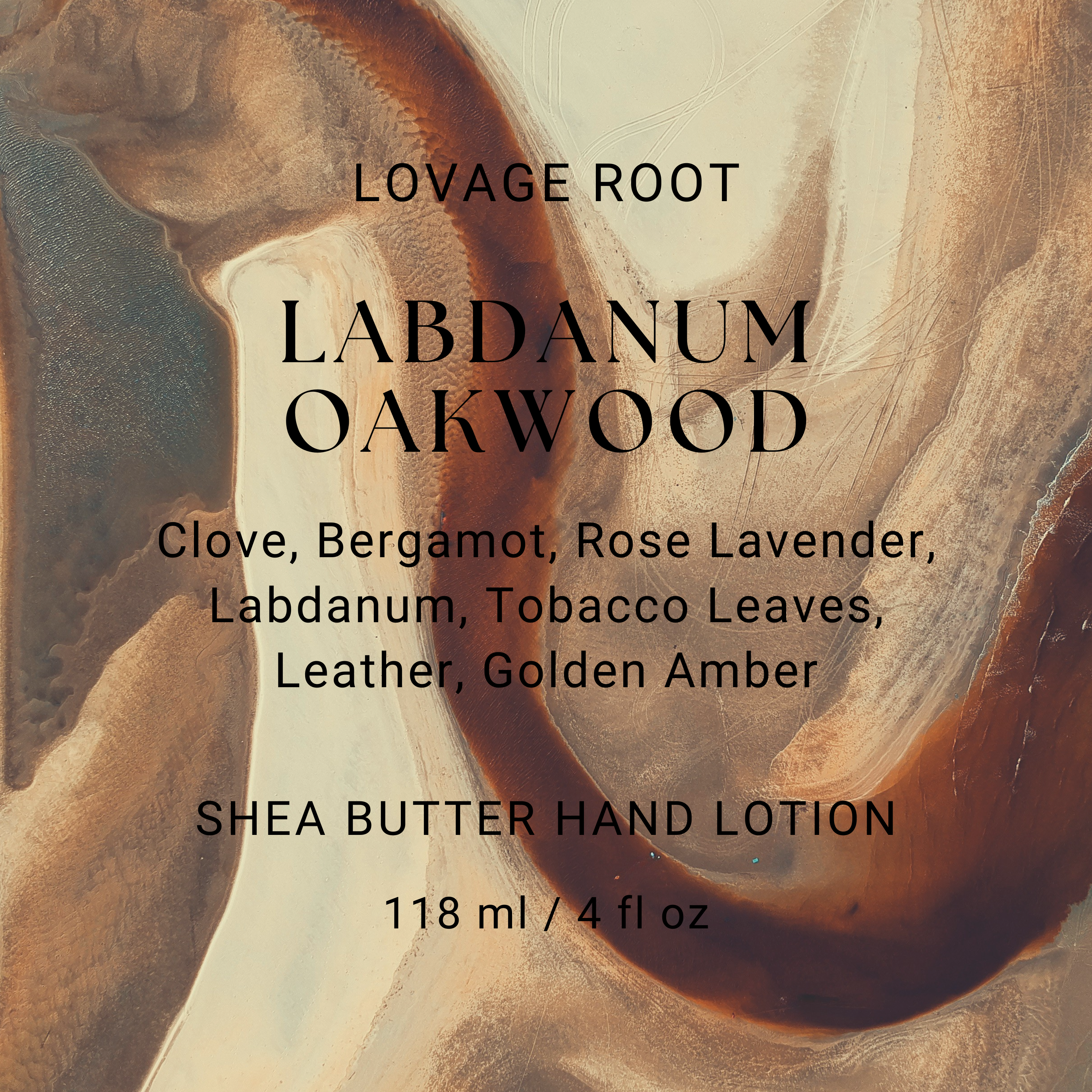 Shea Butter Hand Lotion-Labdanum Oakwood