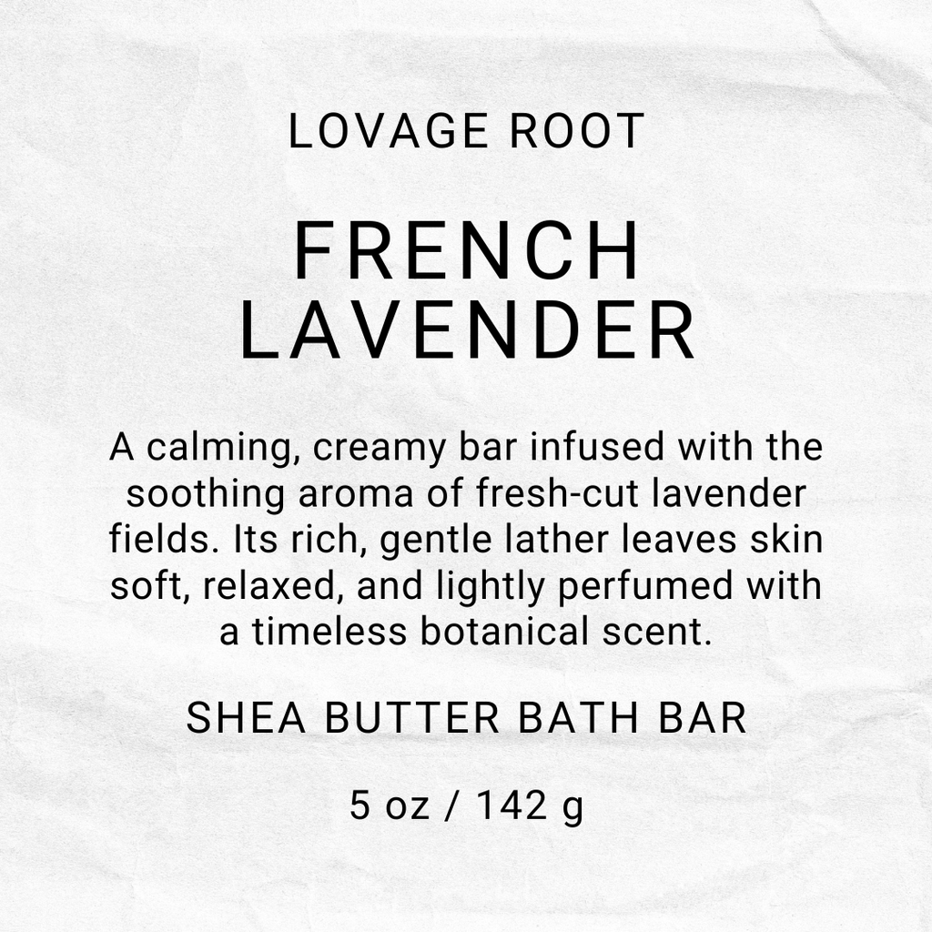 Shea Butter Bath Bar-French Lavender