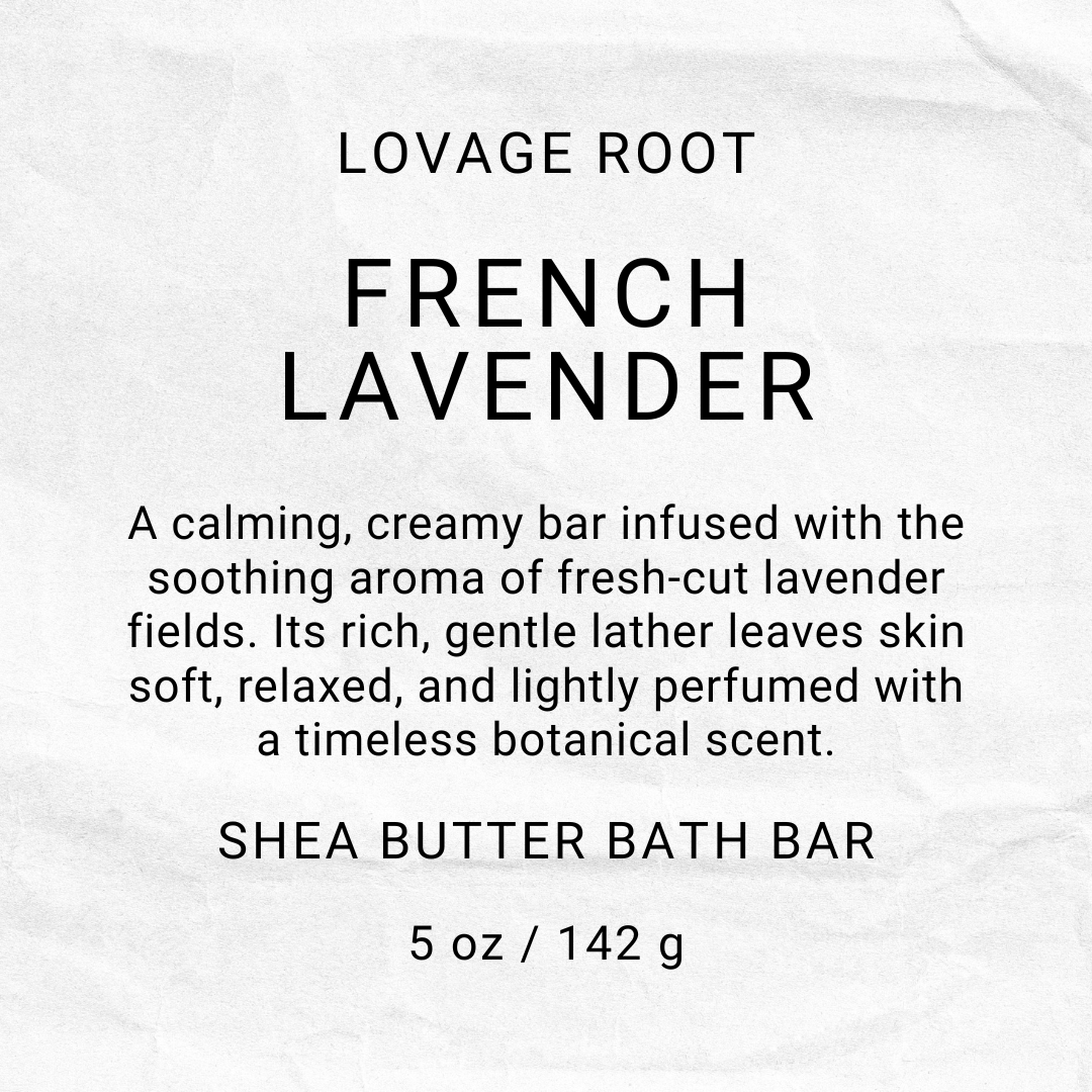 Shea Butter Bath Bar-French Lavender