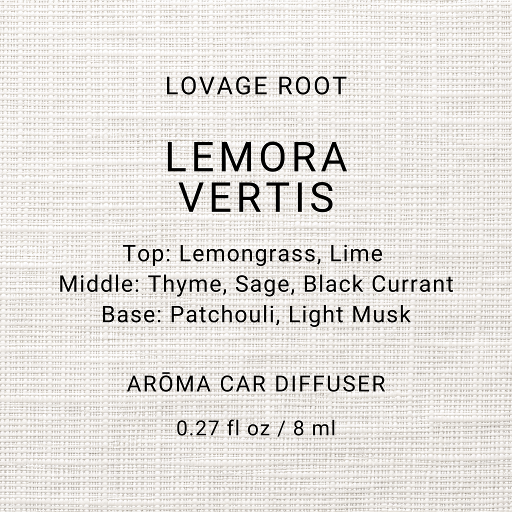 Arōma Car Diffuser-Lemora Vertis