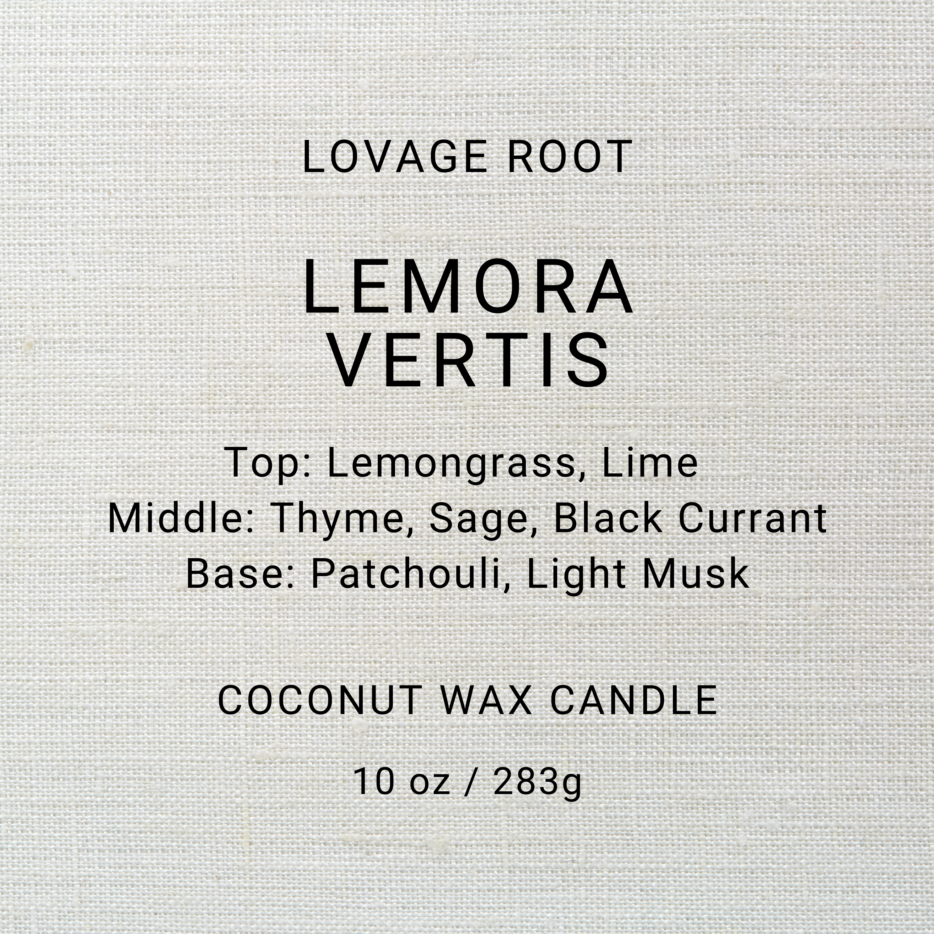 Coconut Wax Candle-Lemora Vertis