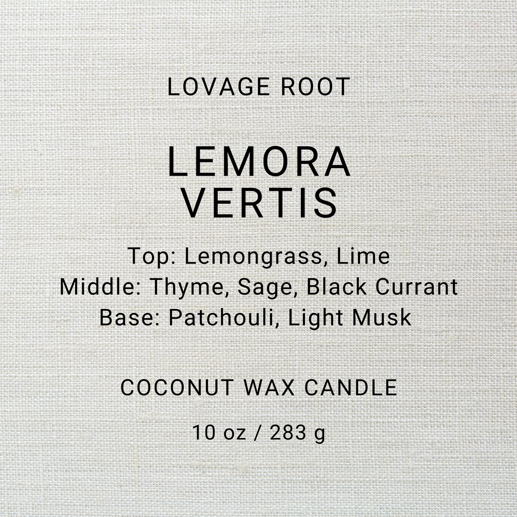 Coconut Wax Candle-Lemora Vertis