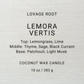 Coconut Wax Candle-Lemora Vertis