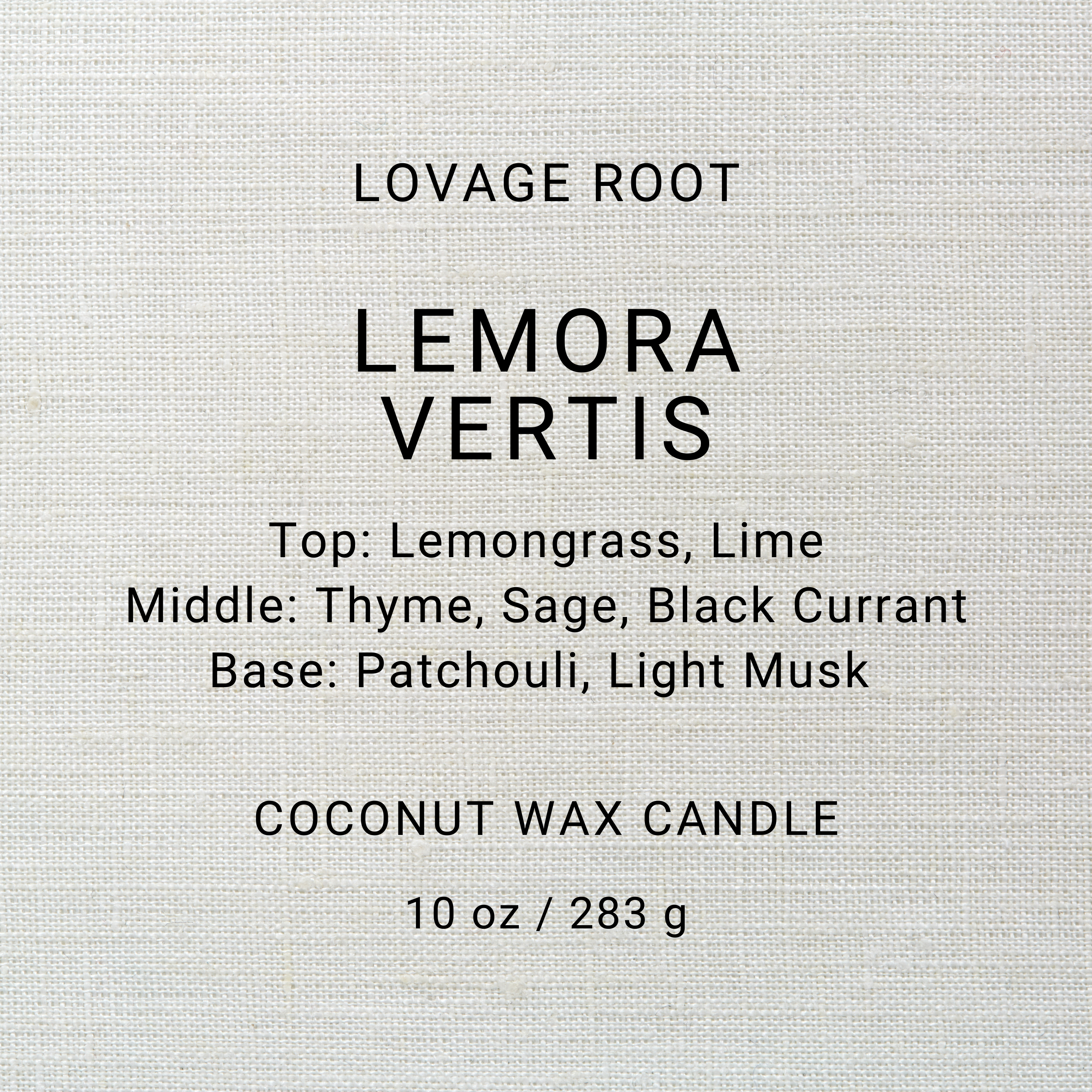 Coconut Wax Candle-Lemora Vertis