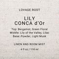 Linen and Room Mist-Lily Conca d'Or