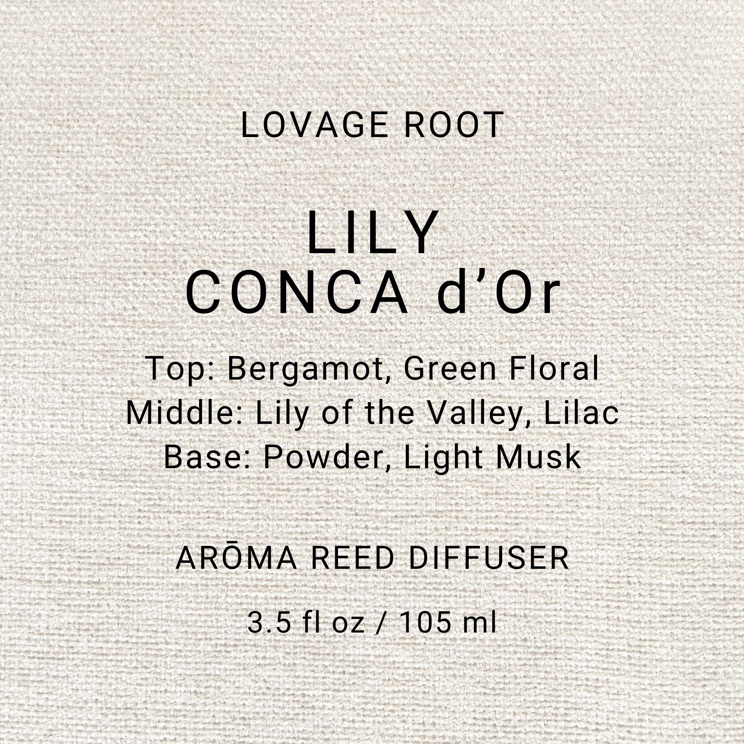Arōma Reed Diffuser-Lily Conca d'Or