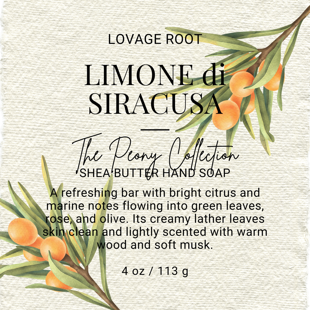 Peony Hand Cleansing Bar-Limone di Siracusa