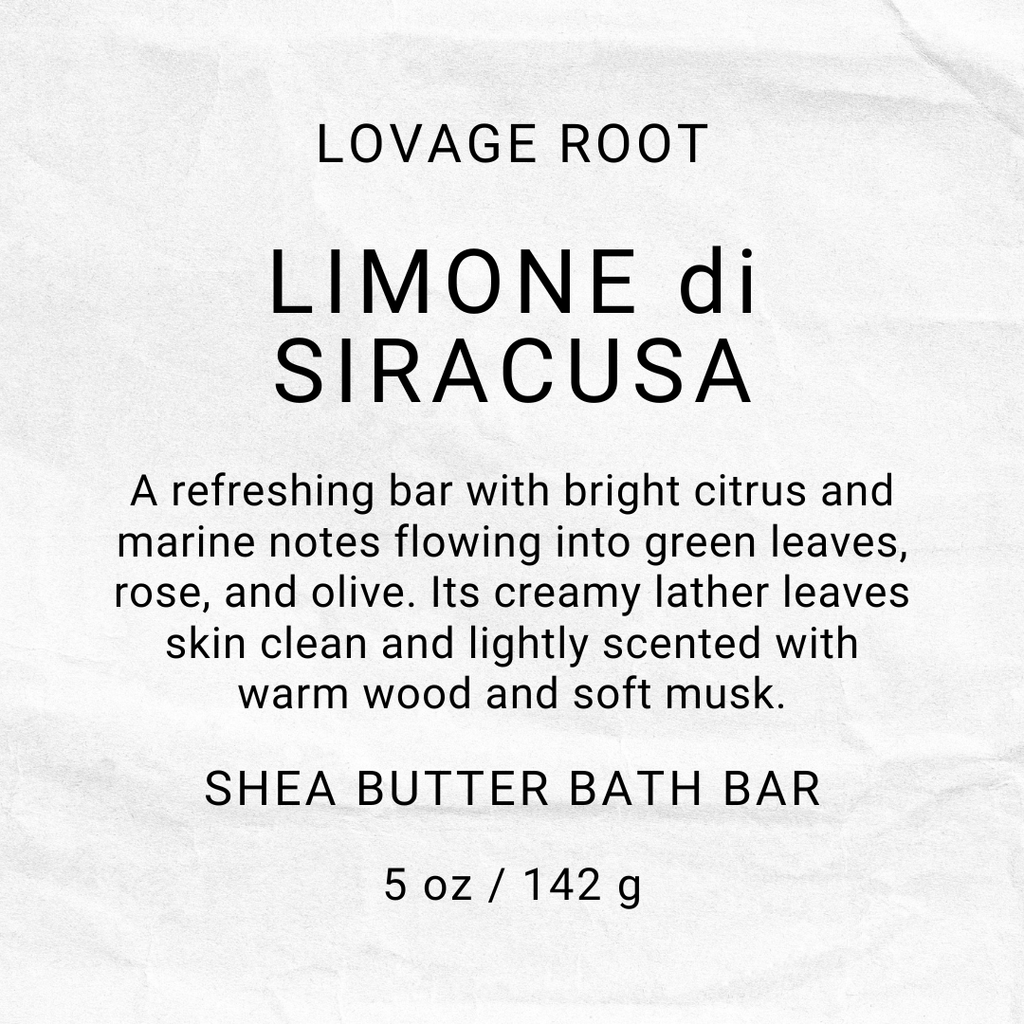 Shea Butter Bath Bar-Limone di Siracusa