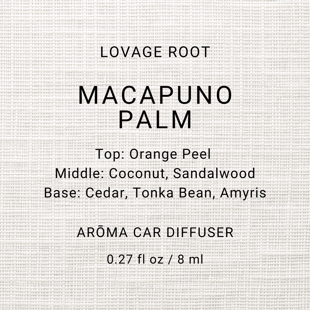 Arōma Car Diffuser-Macapuno Palm