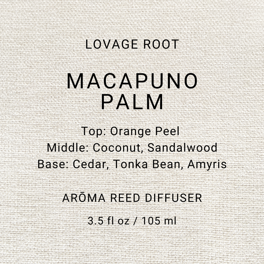 Arōma Reed Diffuser-Macapuno Palm