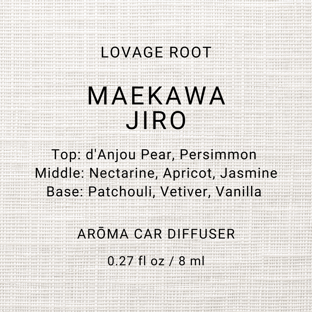 Arōma Car Diffuser-Maekawa Jiro