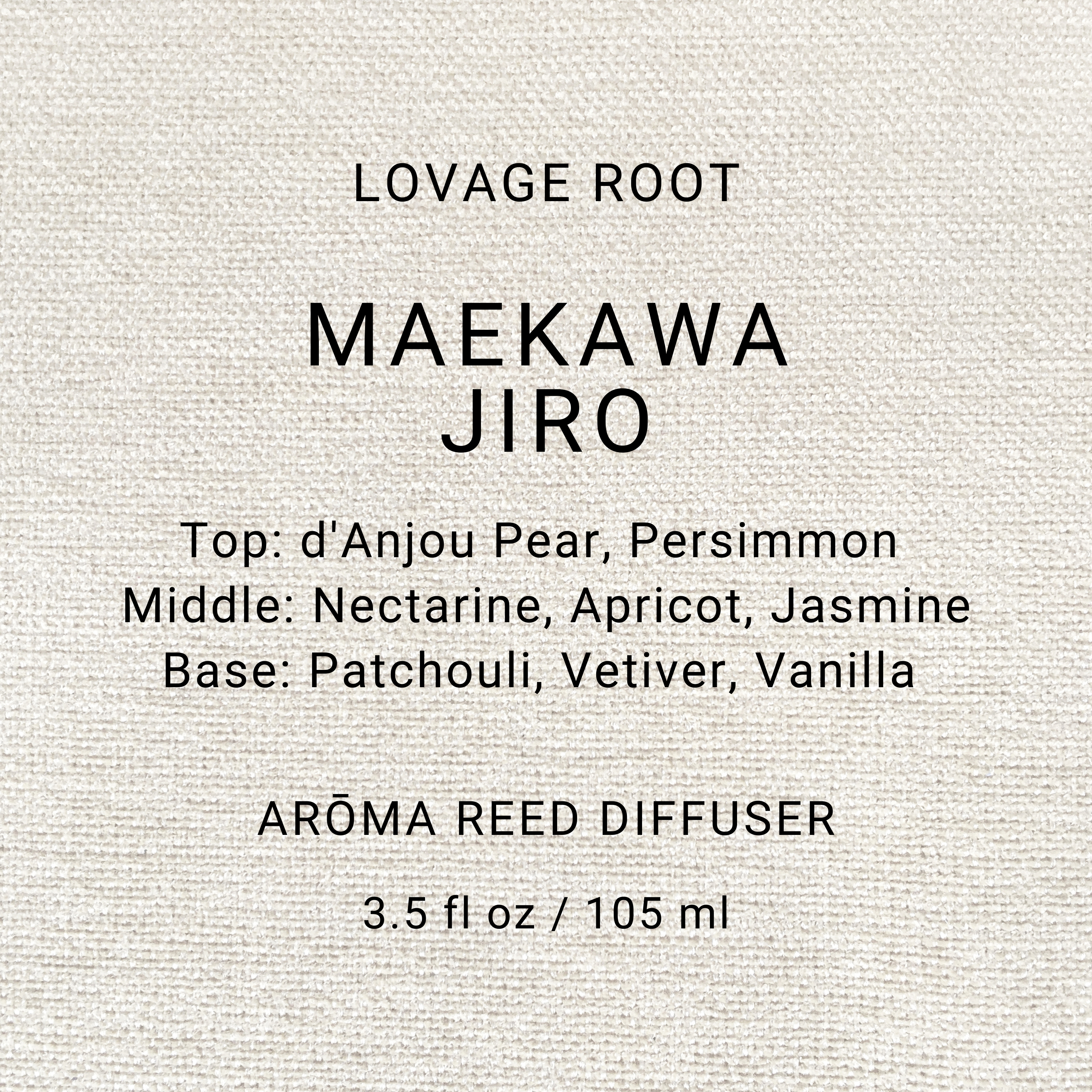 Arōma Reed Diffuser-Maekawa Jiro
