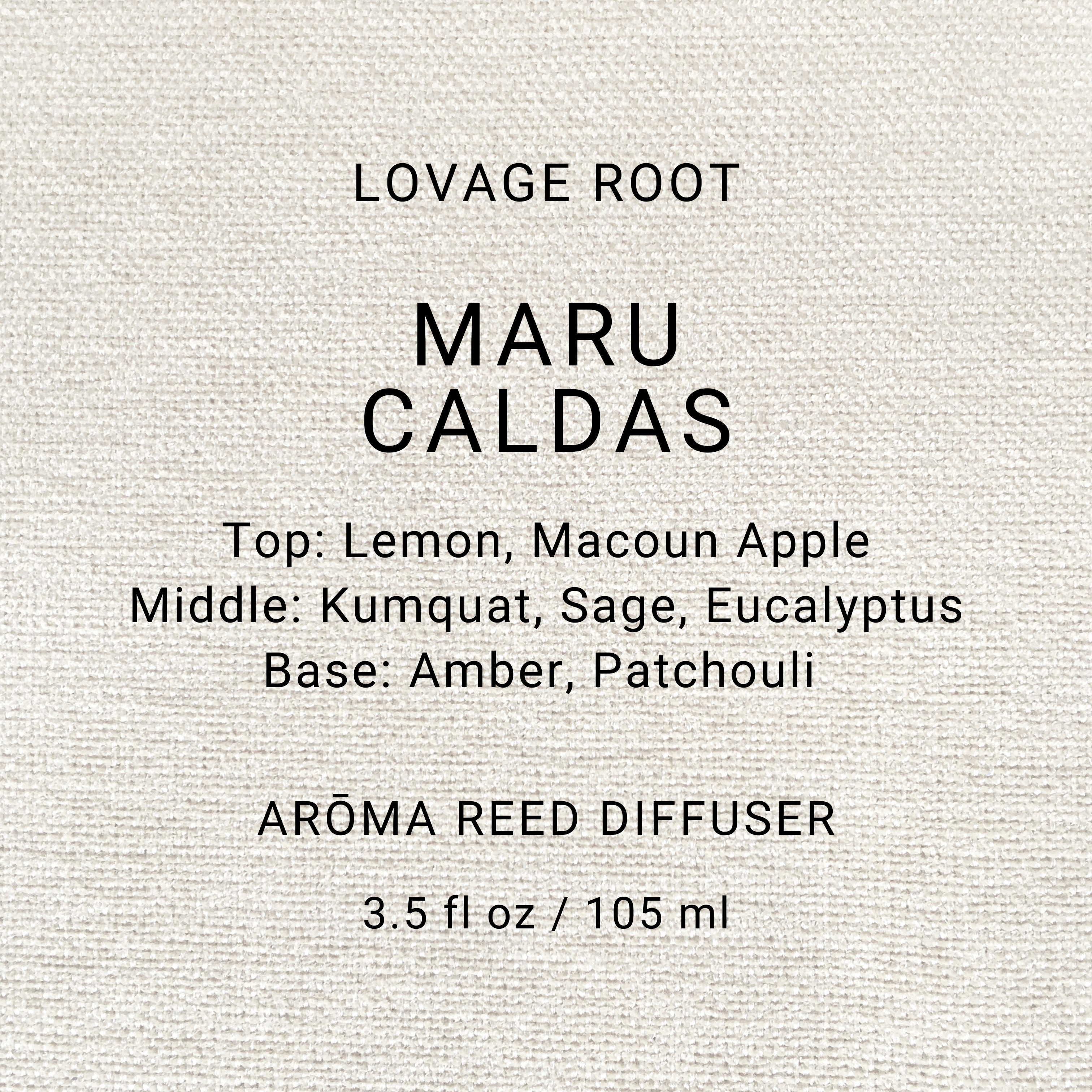 Arōma Reed Diffuser-Maru Caldas