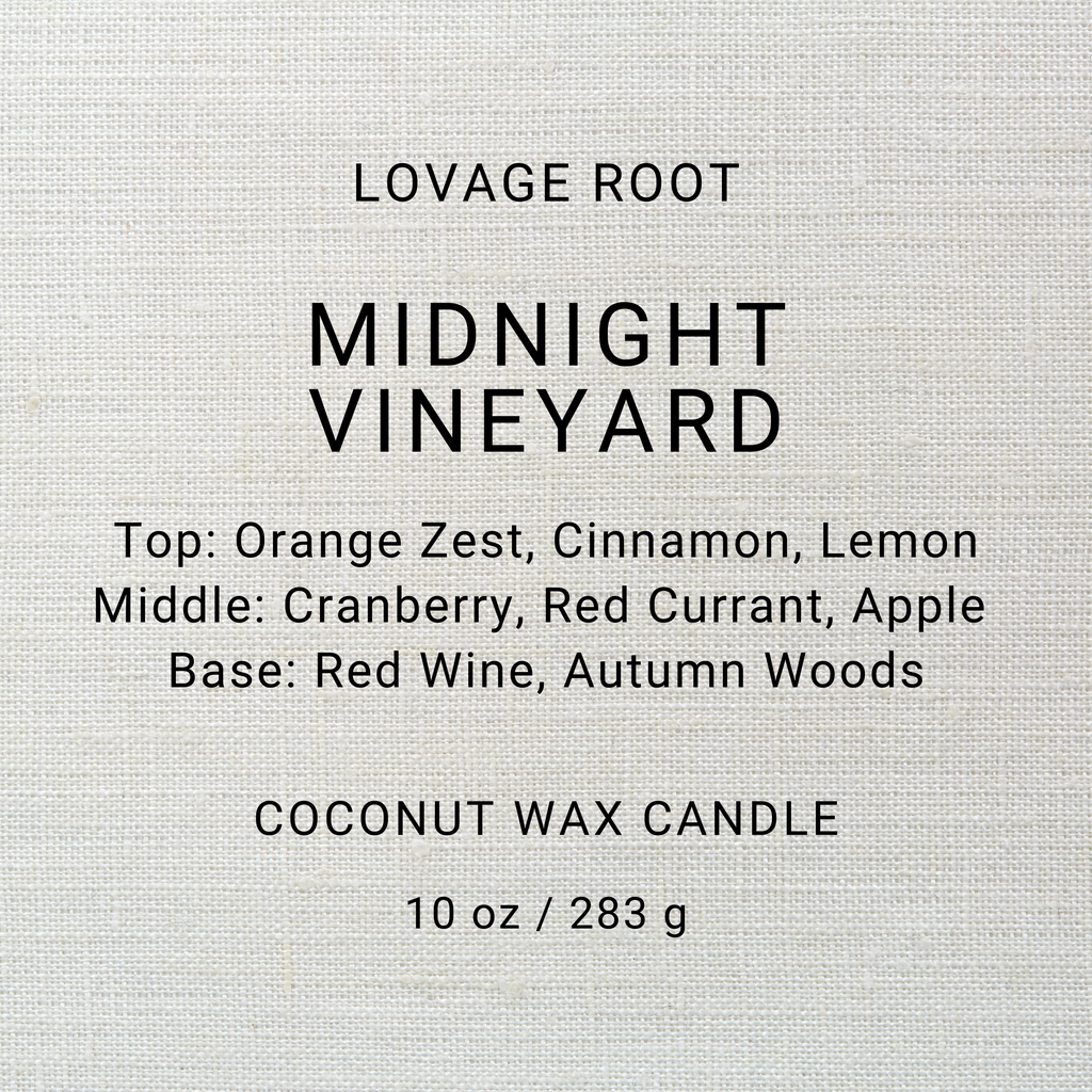 Coconut Wax Candle-Midnight Vineyard