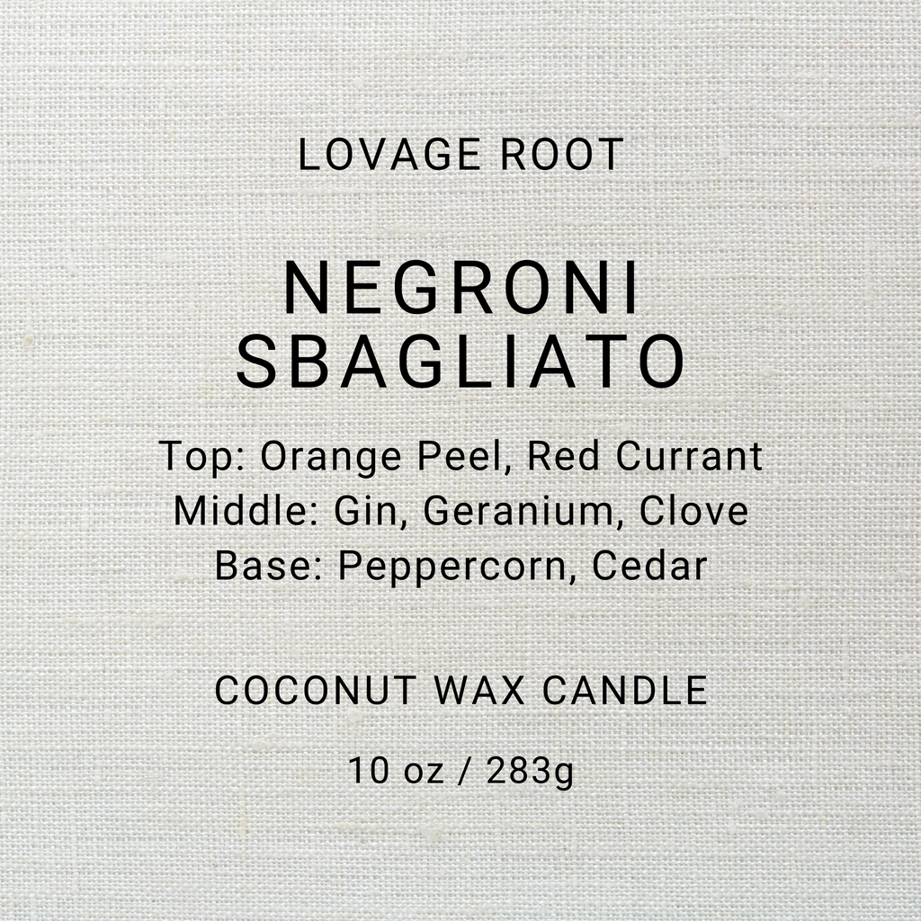 Coconut Wax Candle-Negroni Sbagliato