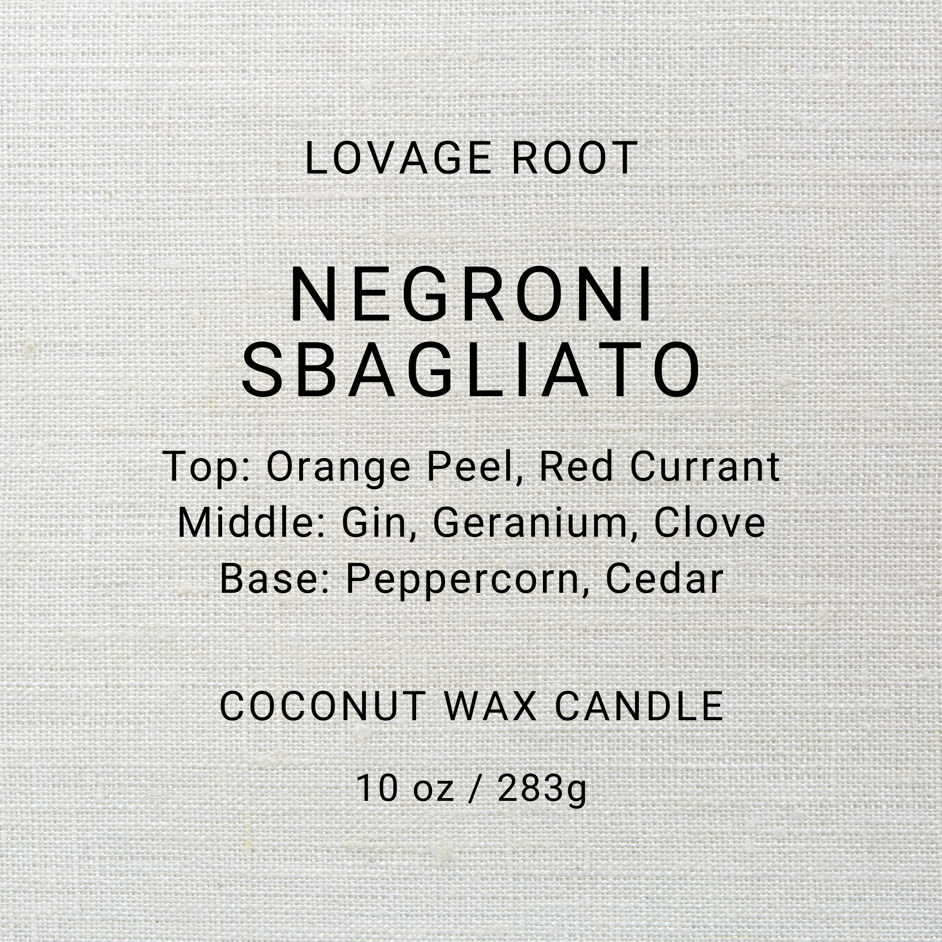 Coconut Wax Candle-Negroni Sbagliato