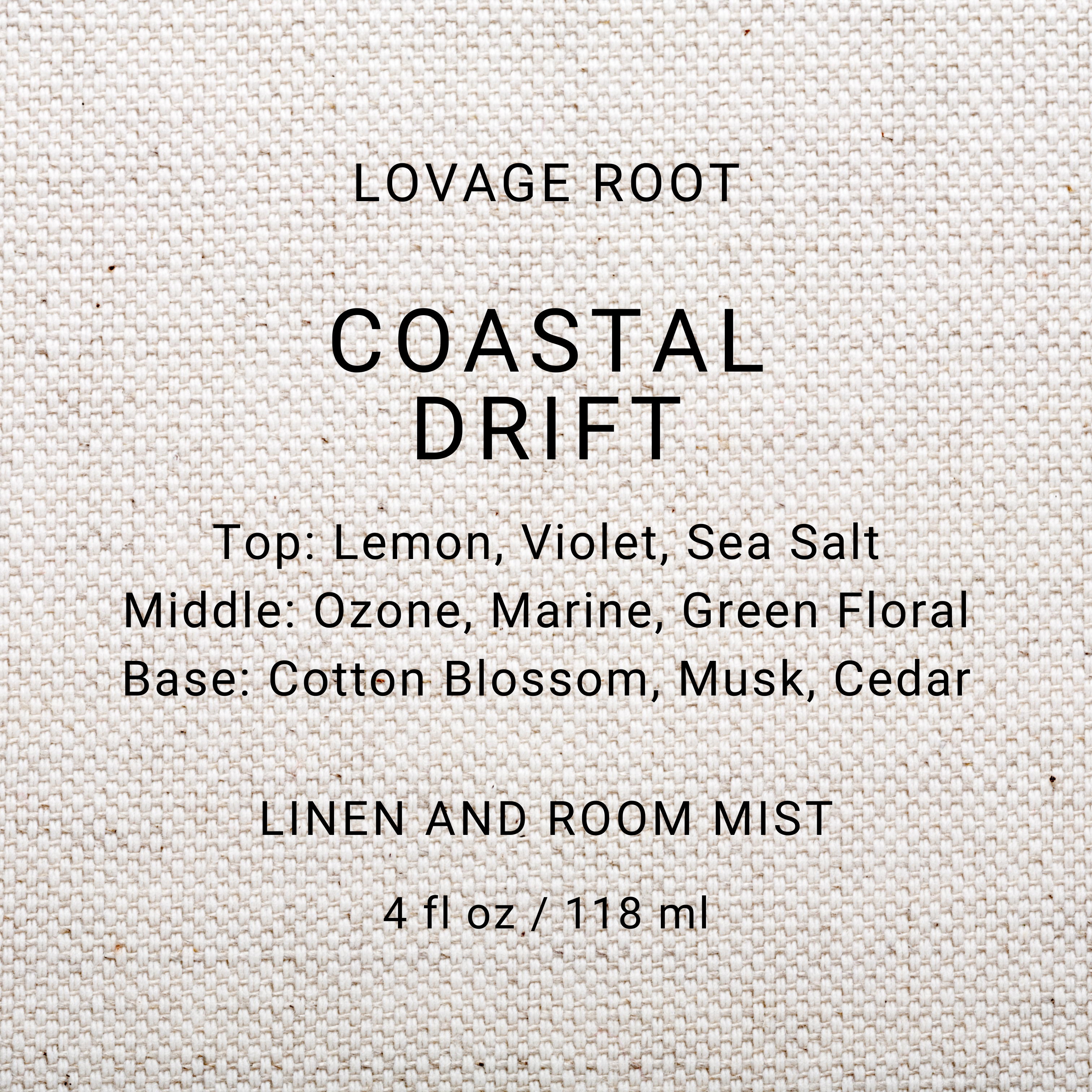 Linen and Room Mist-Coastal Drift