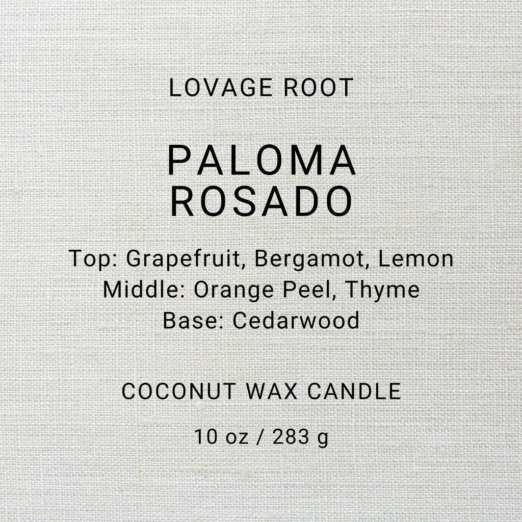 Coconut Wax Candle-Paloma Rosado