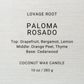Coconut Wax Candle-Paloma Rosado