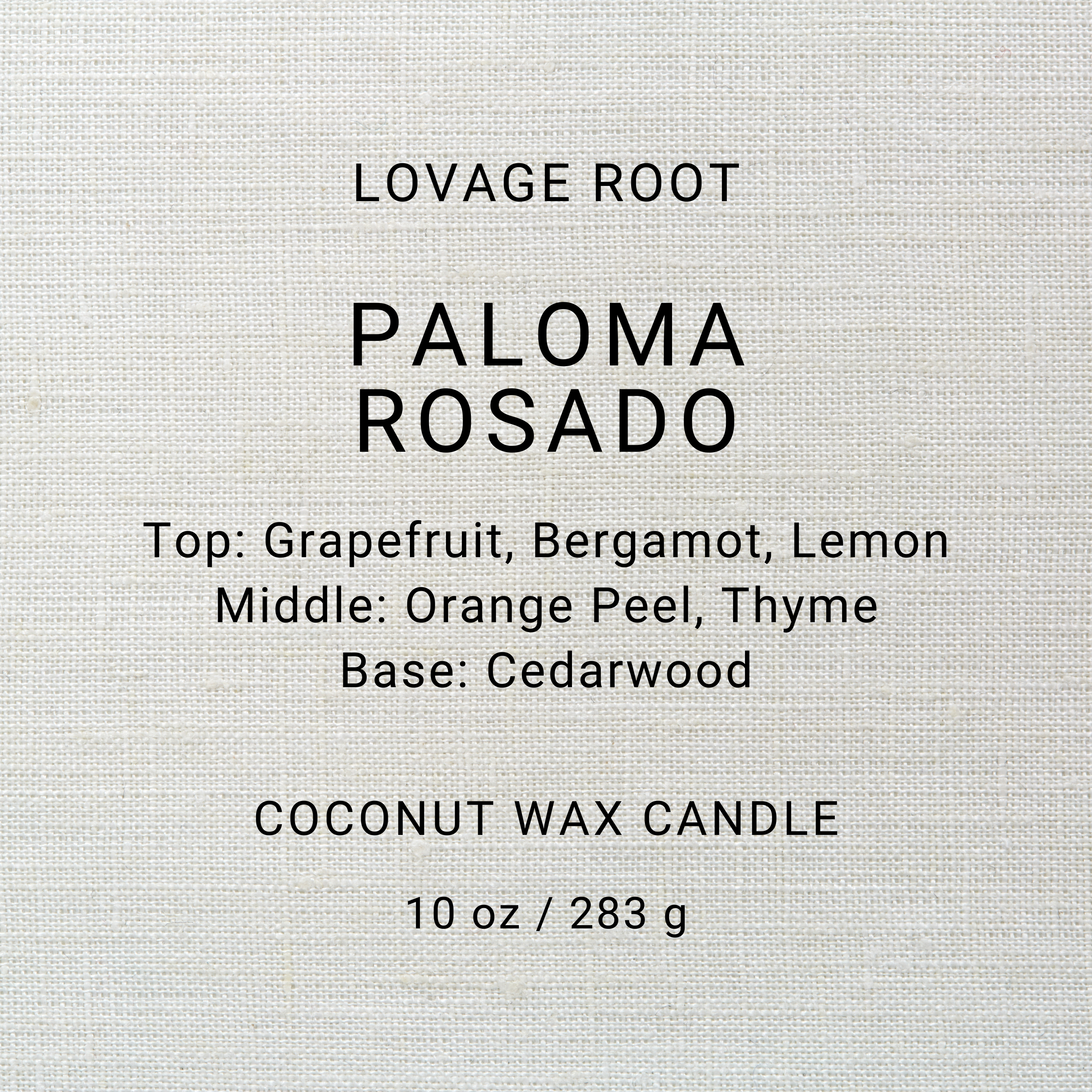 Coconut Wax Candle-Paloma Rosado